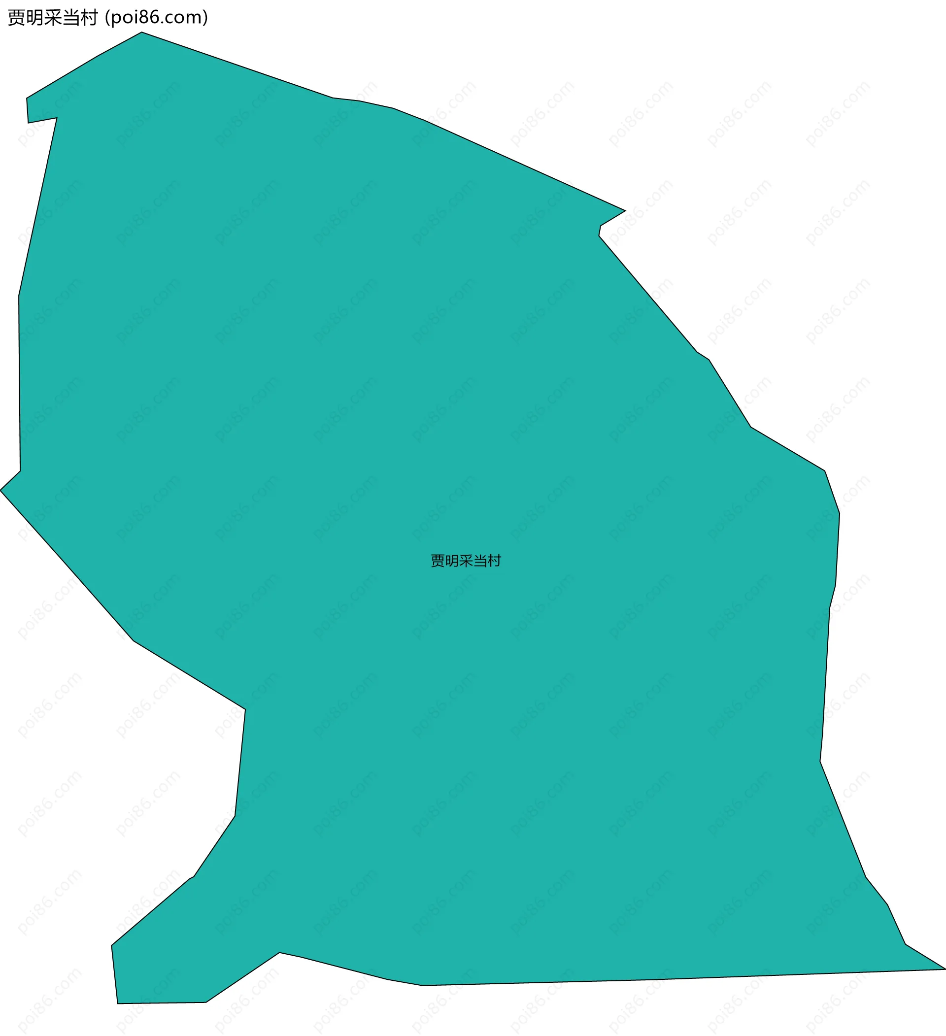 贾明采当村边界地图