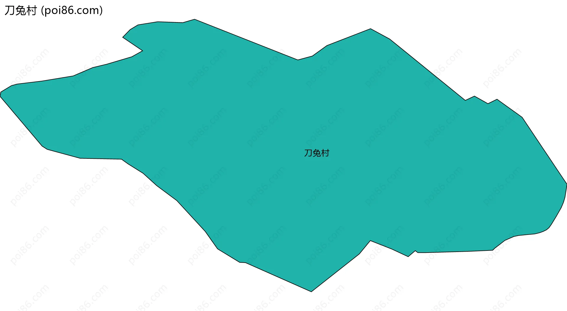 刀兔村边界地图