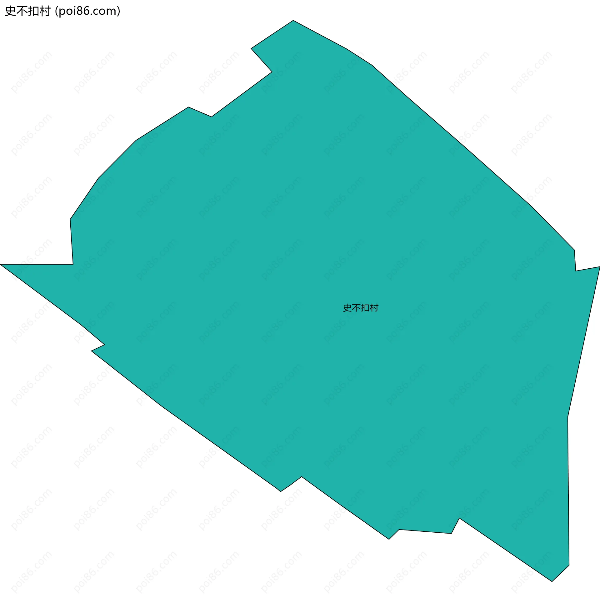 史不扣村边界地图