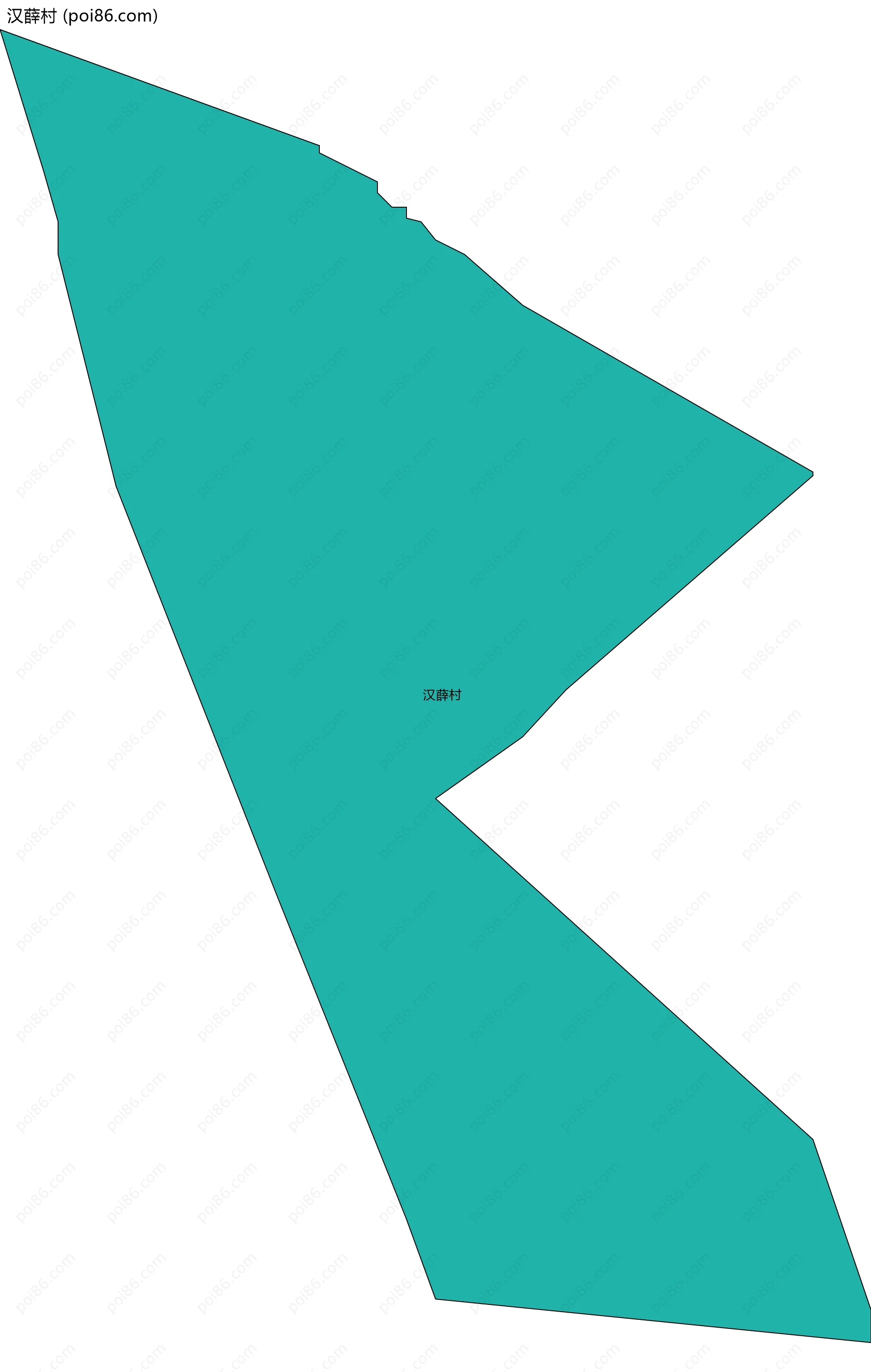 汉薛村边界地图