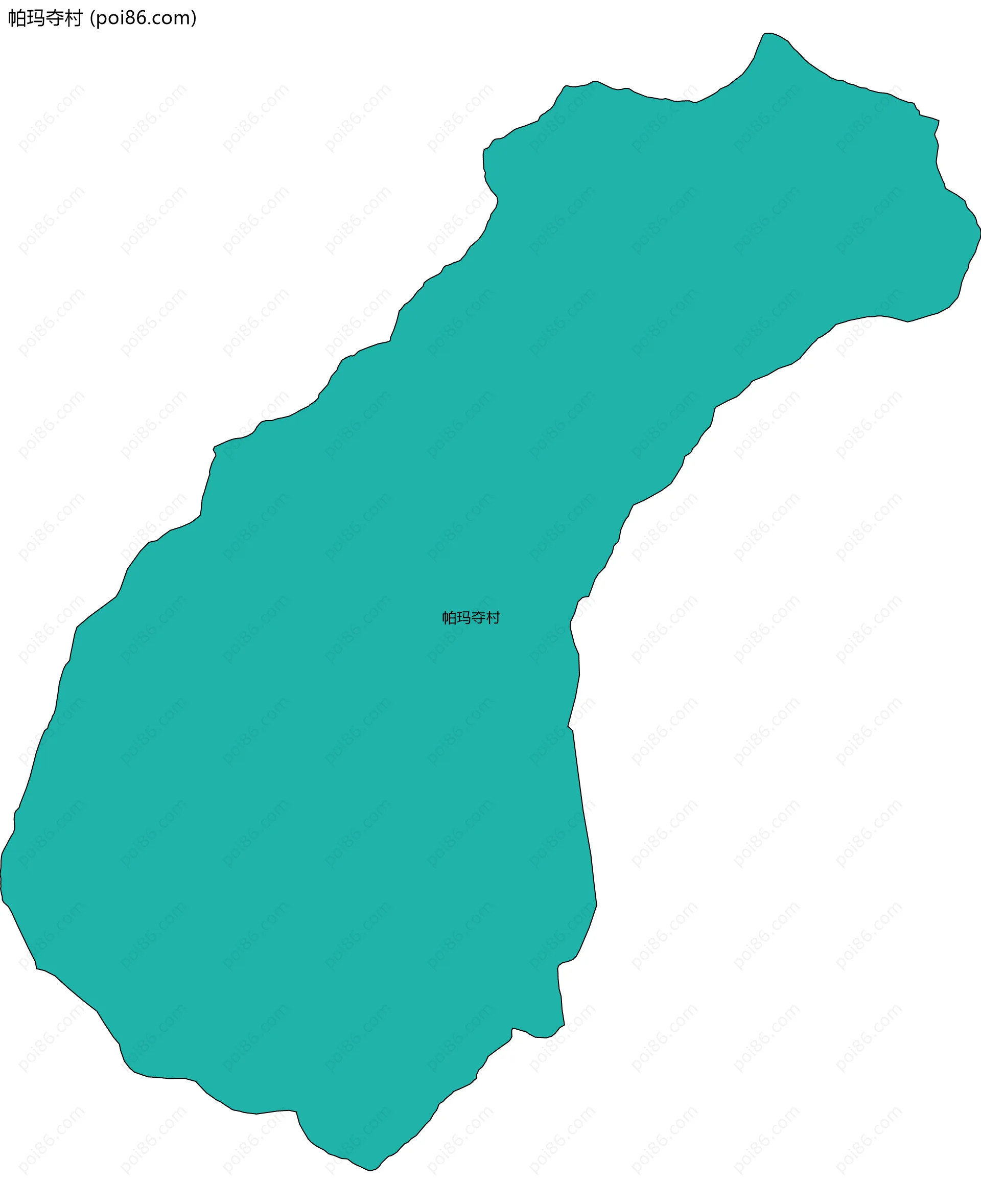 帕玛夺村边界地图