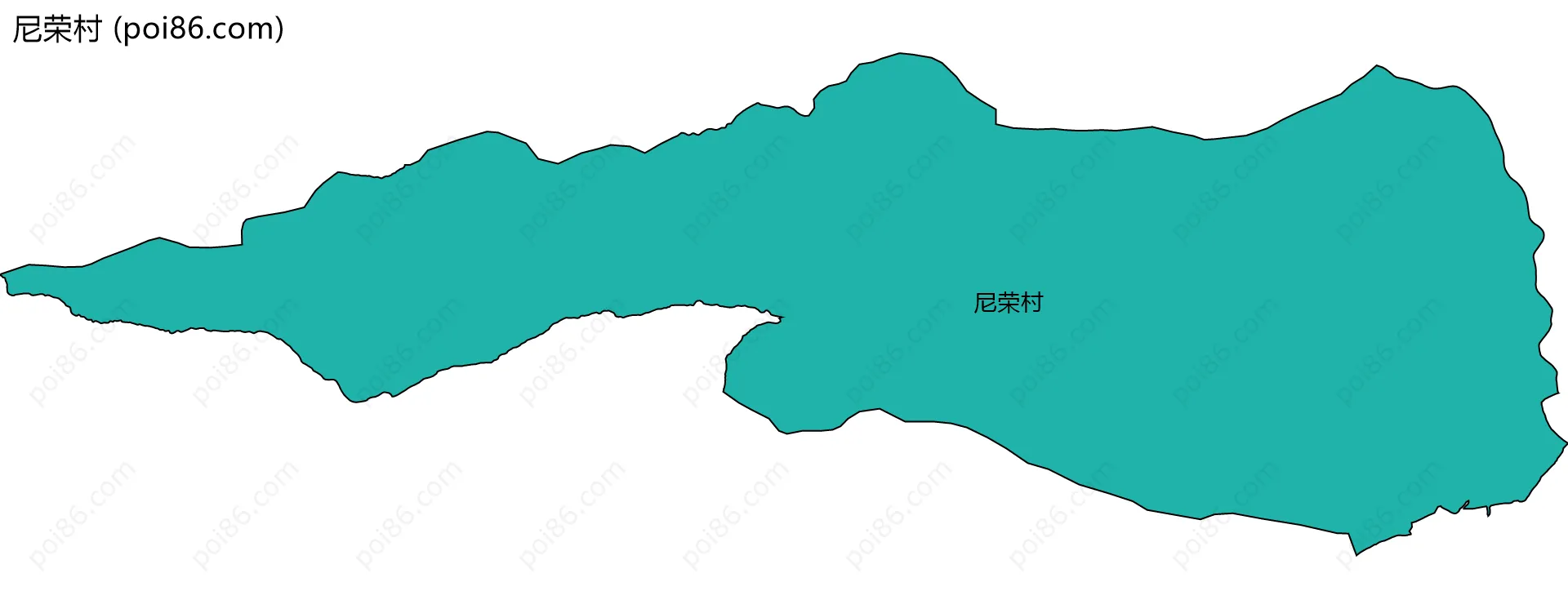 尼荣村边界地图