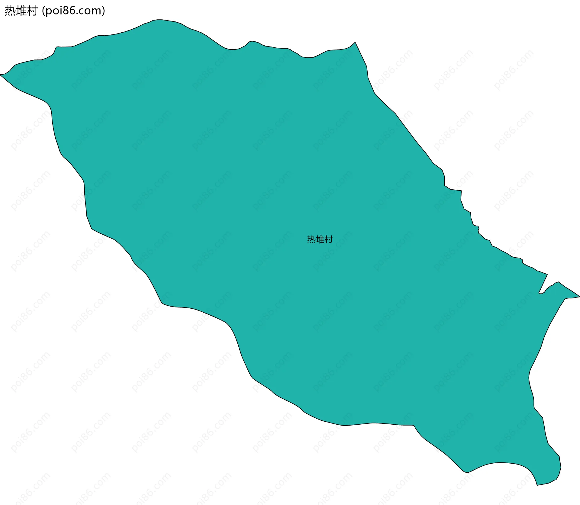 热堆村边界地图