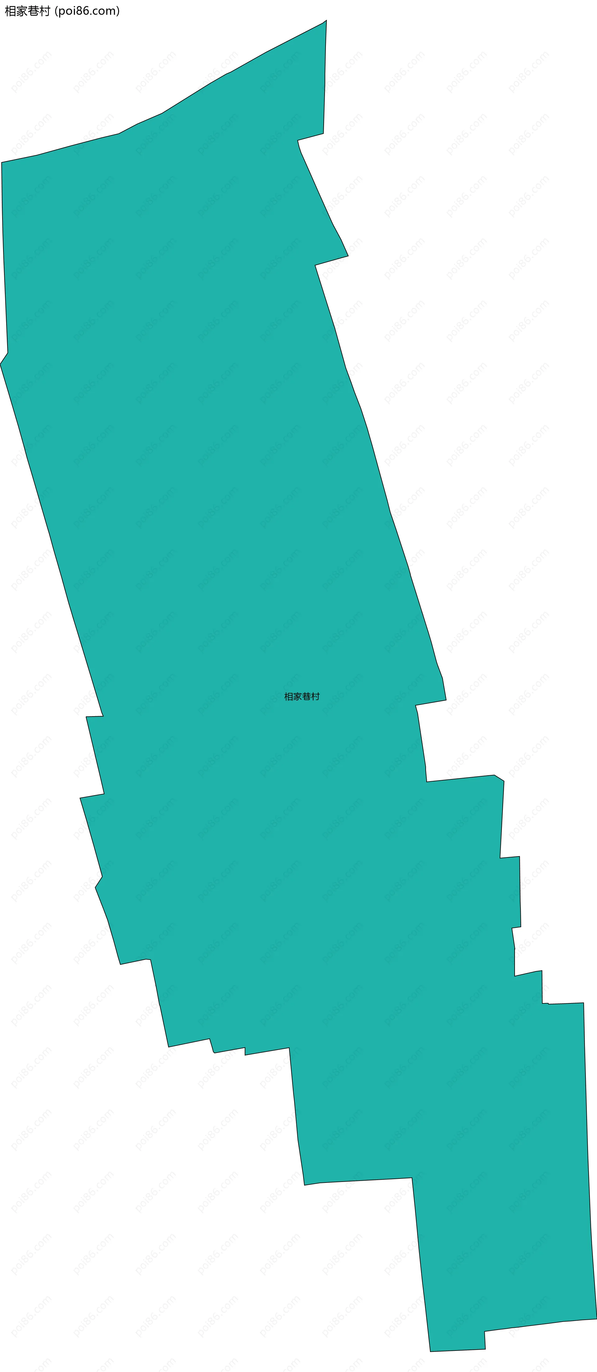 相家巷村边界地图