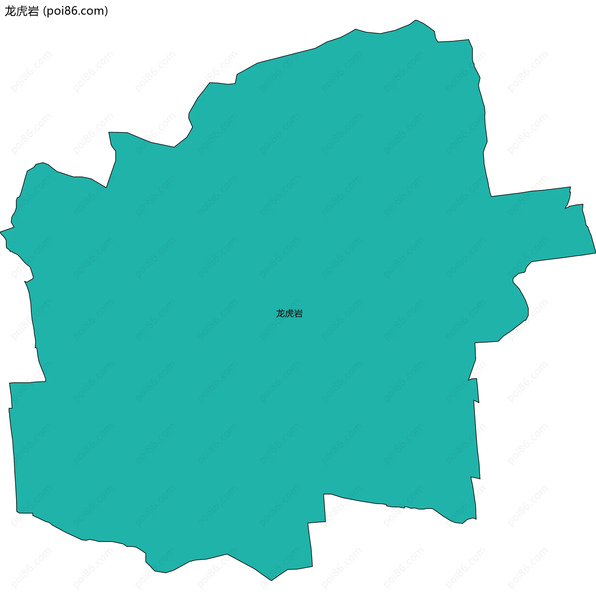 龙虎岩边界地图