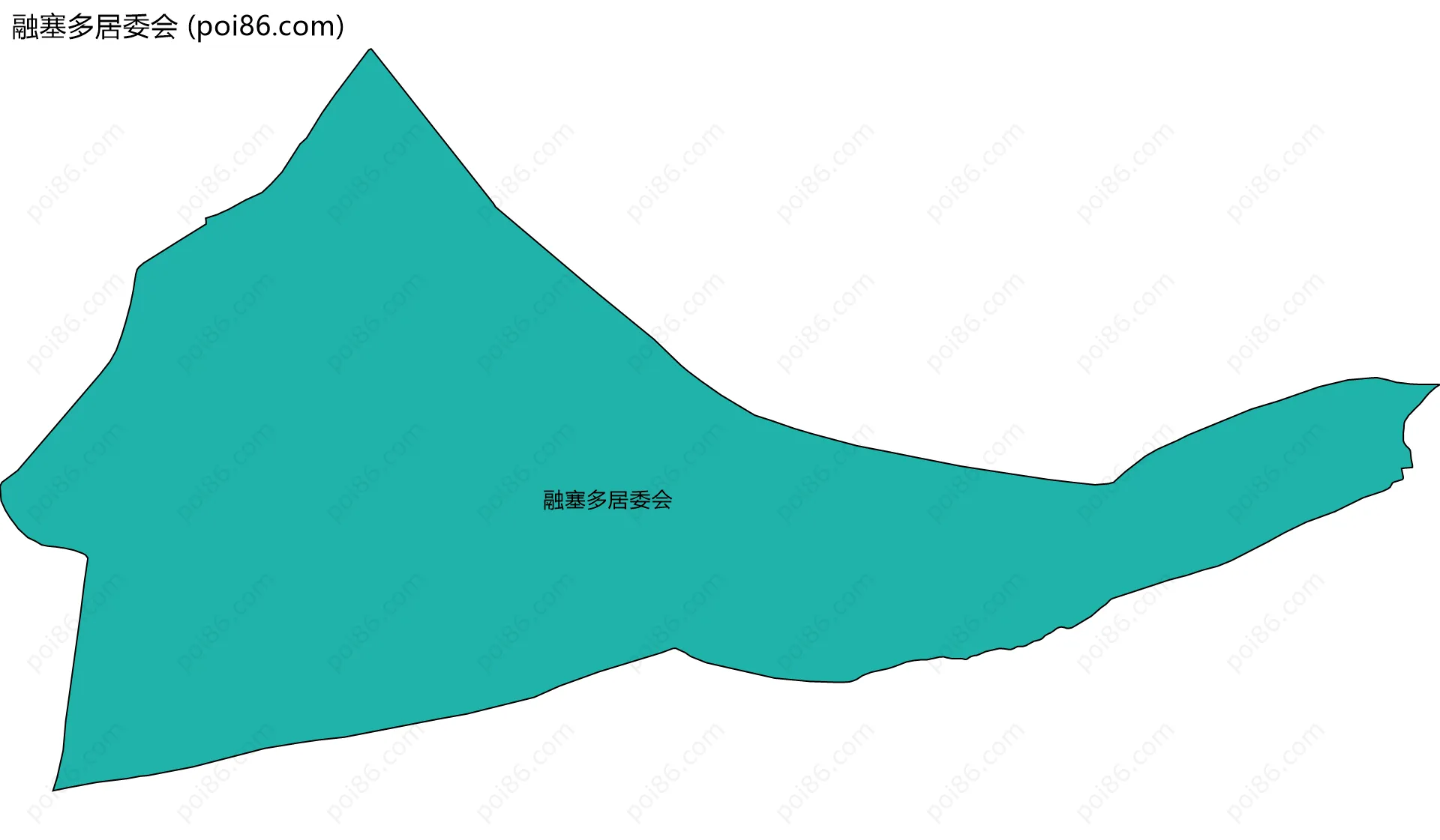 融塞多居委会边界地图