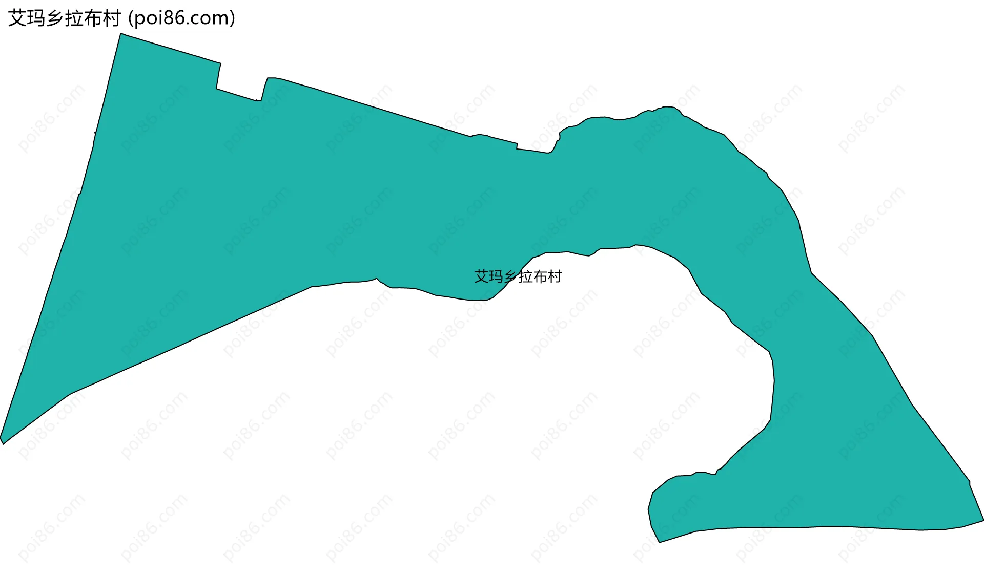 艾玛乡拉布村边界地图