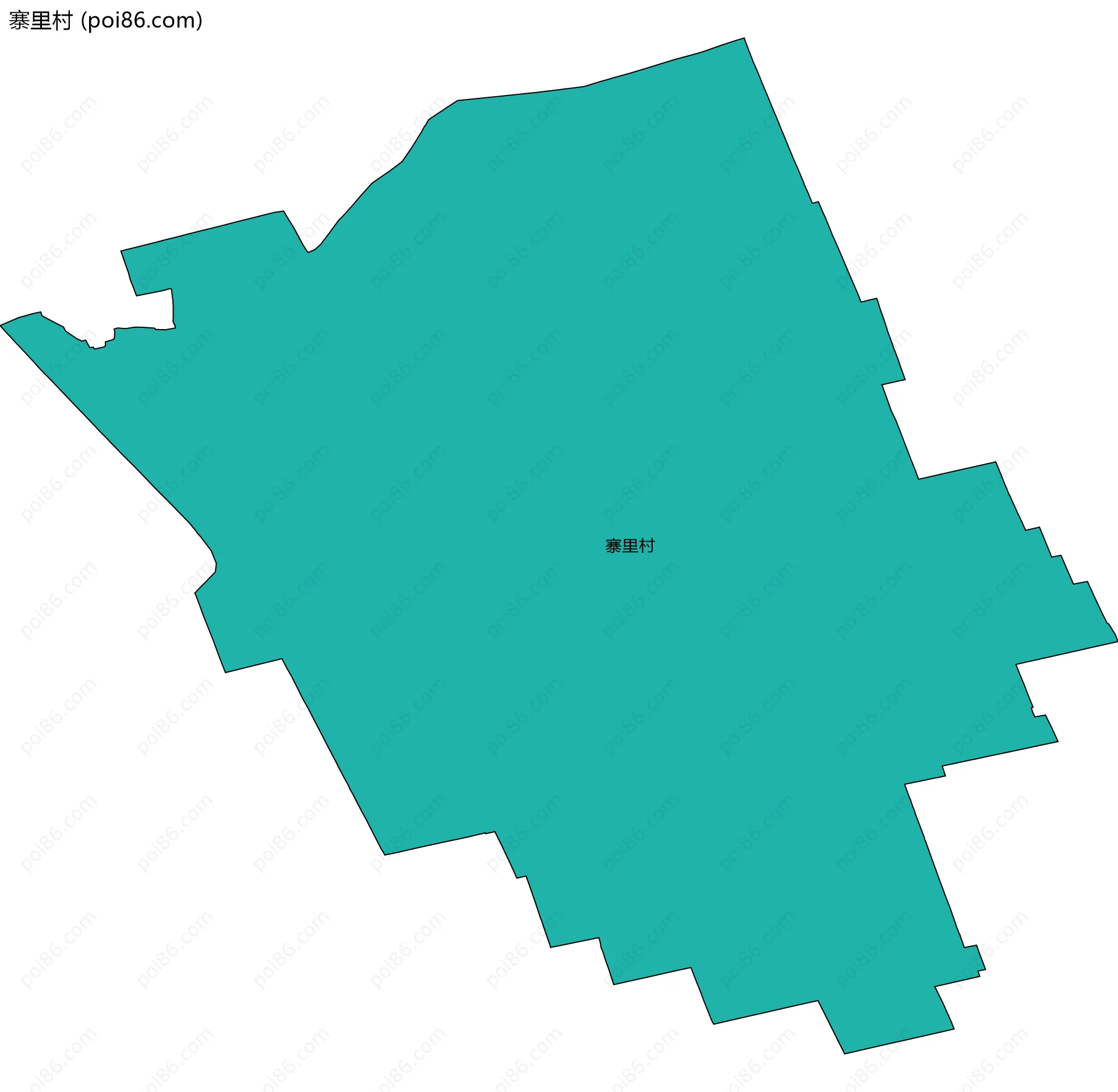 寨里村边界地图