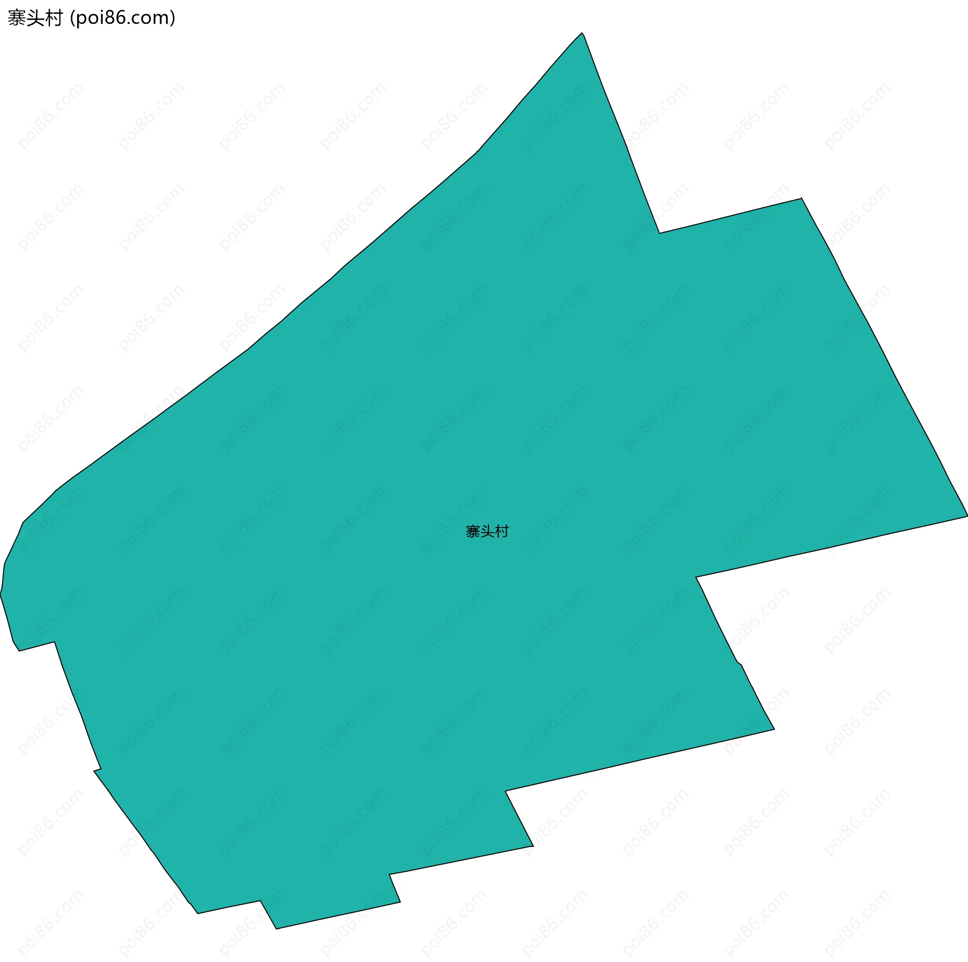 寨头村边界地图