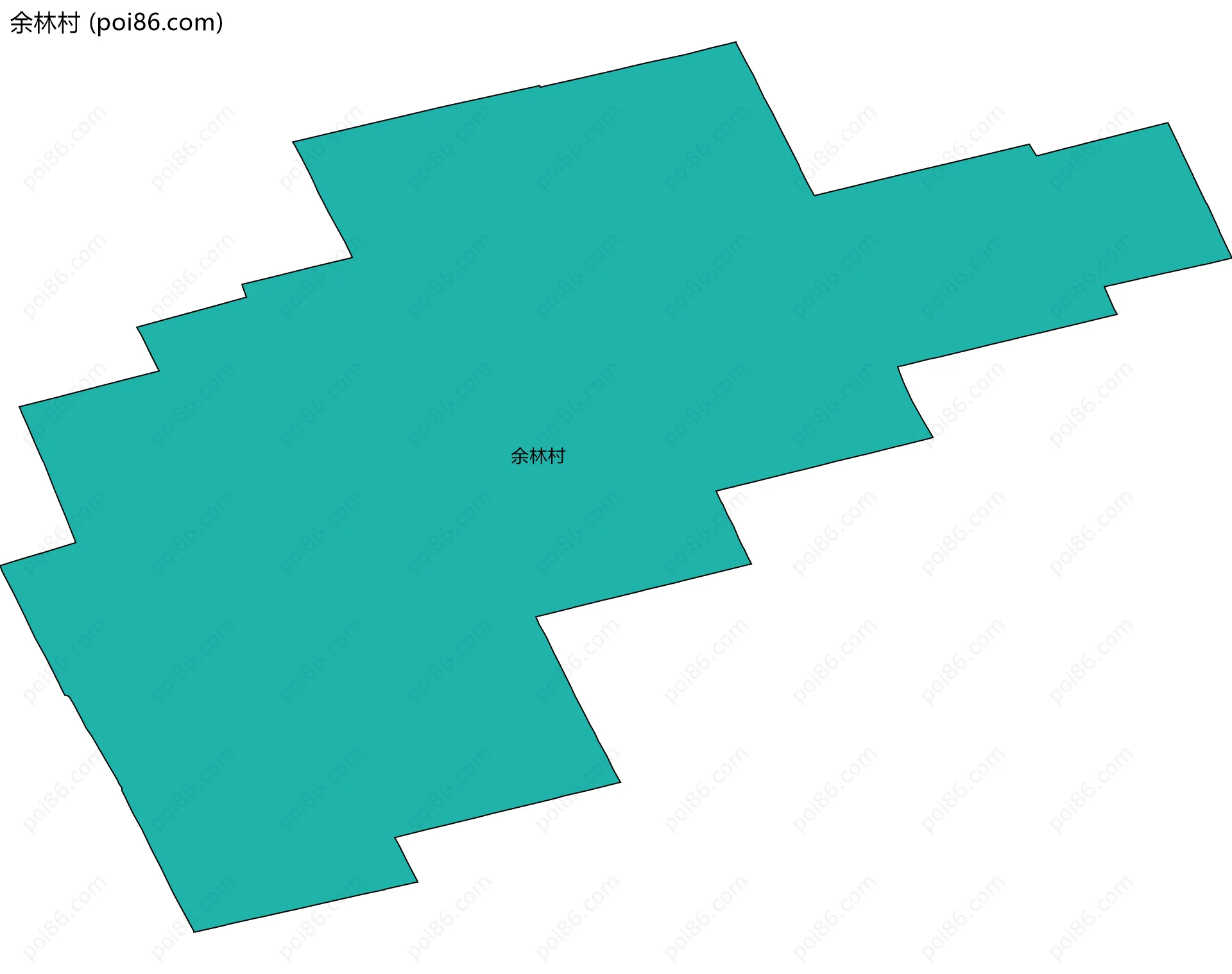 余林村边界地图