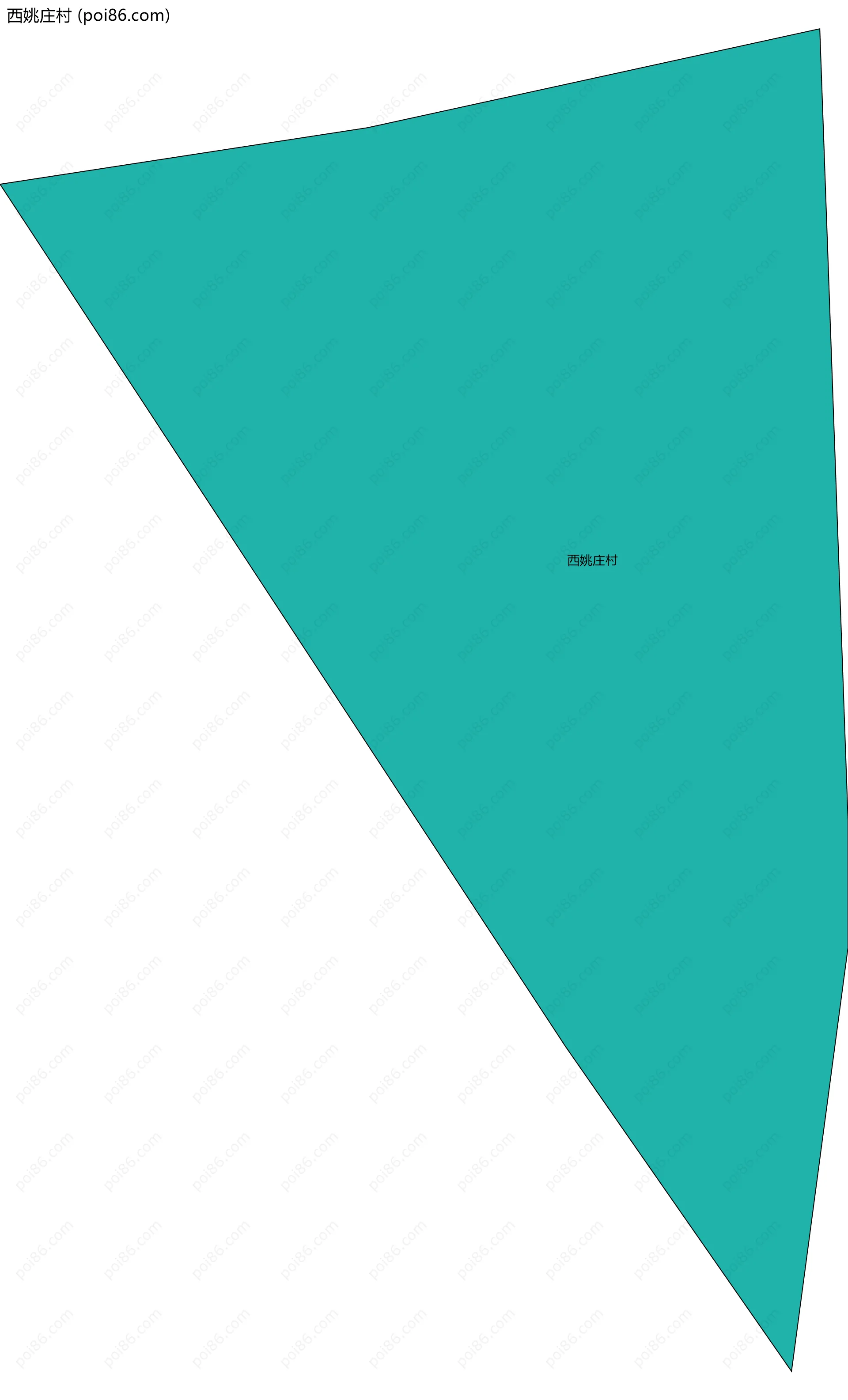 西姚庄村边界地图