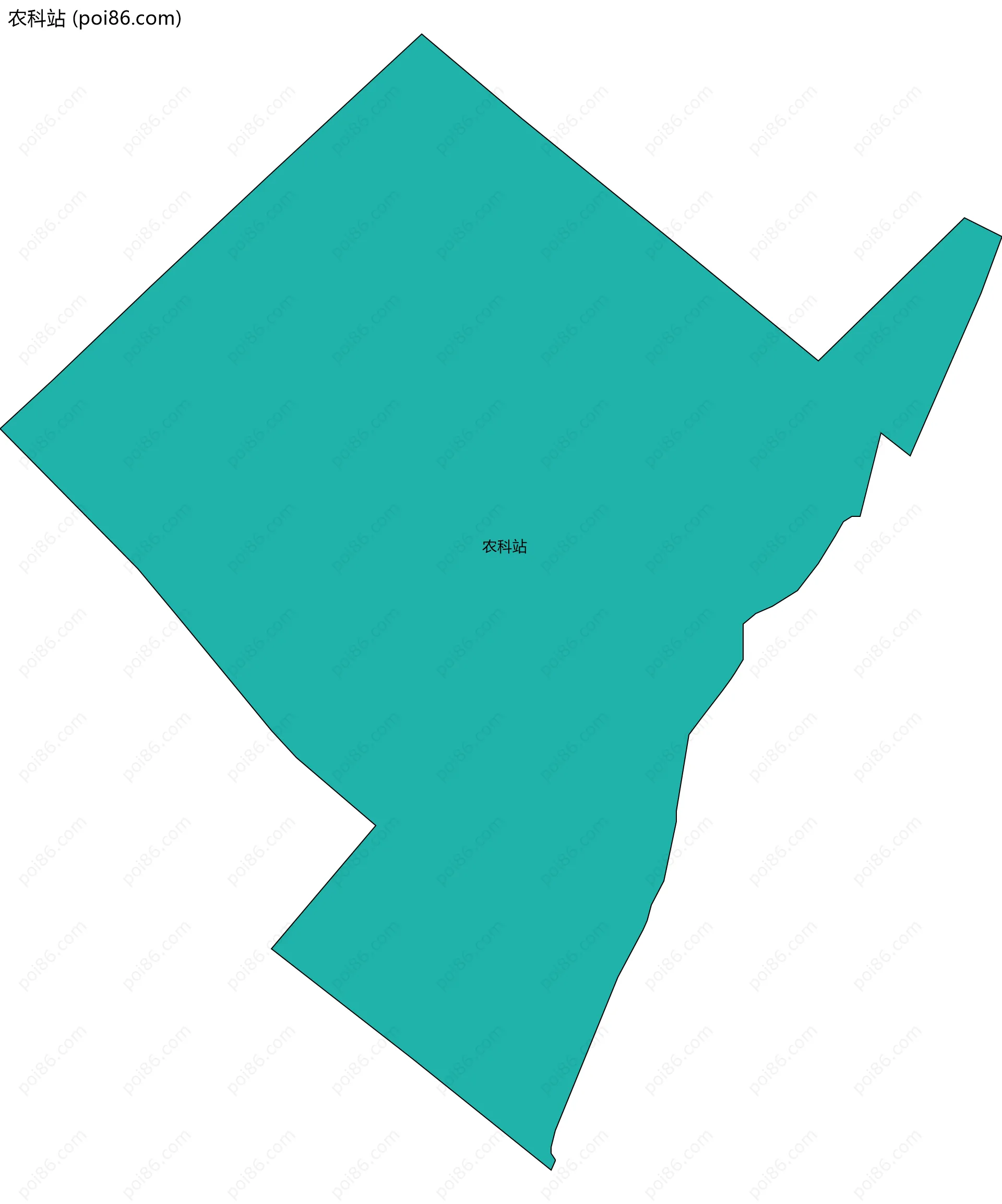 农科站边界地图