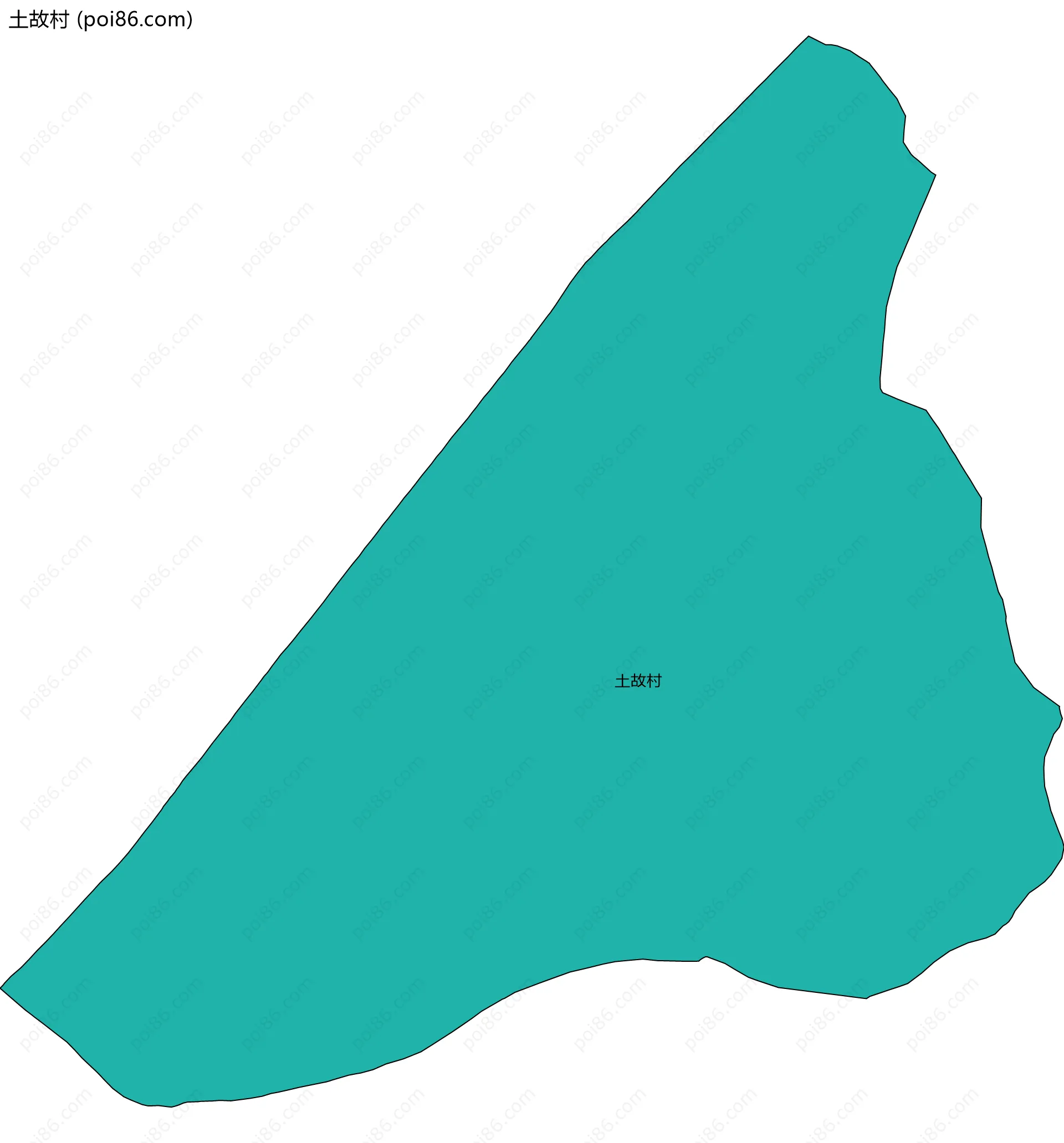 土故村边界地图