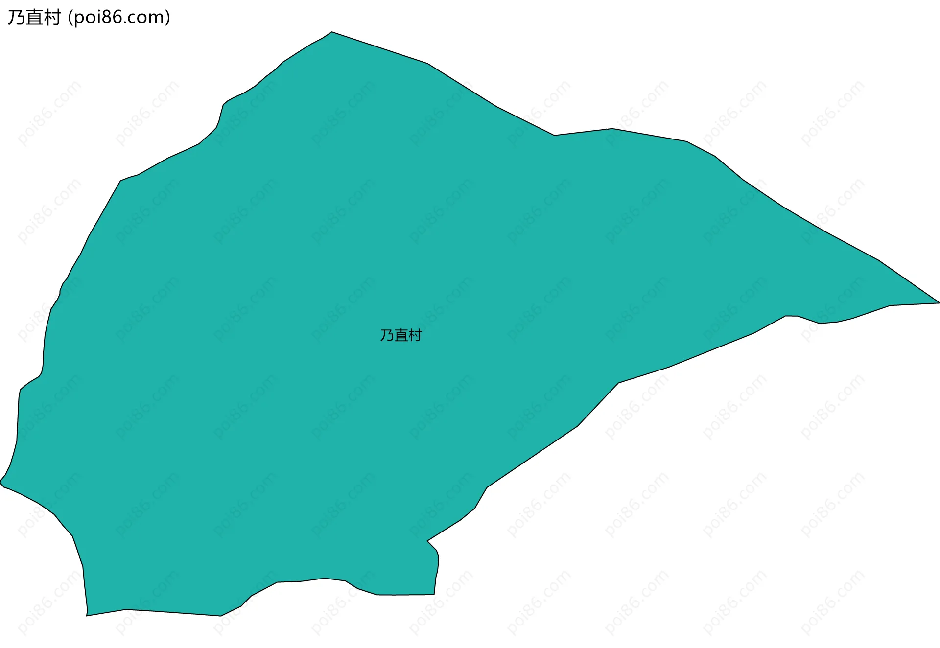 乃直村边界地图