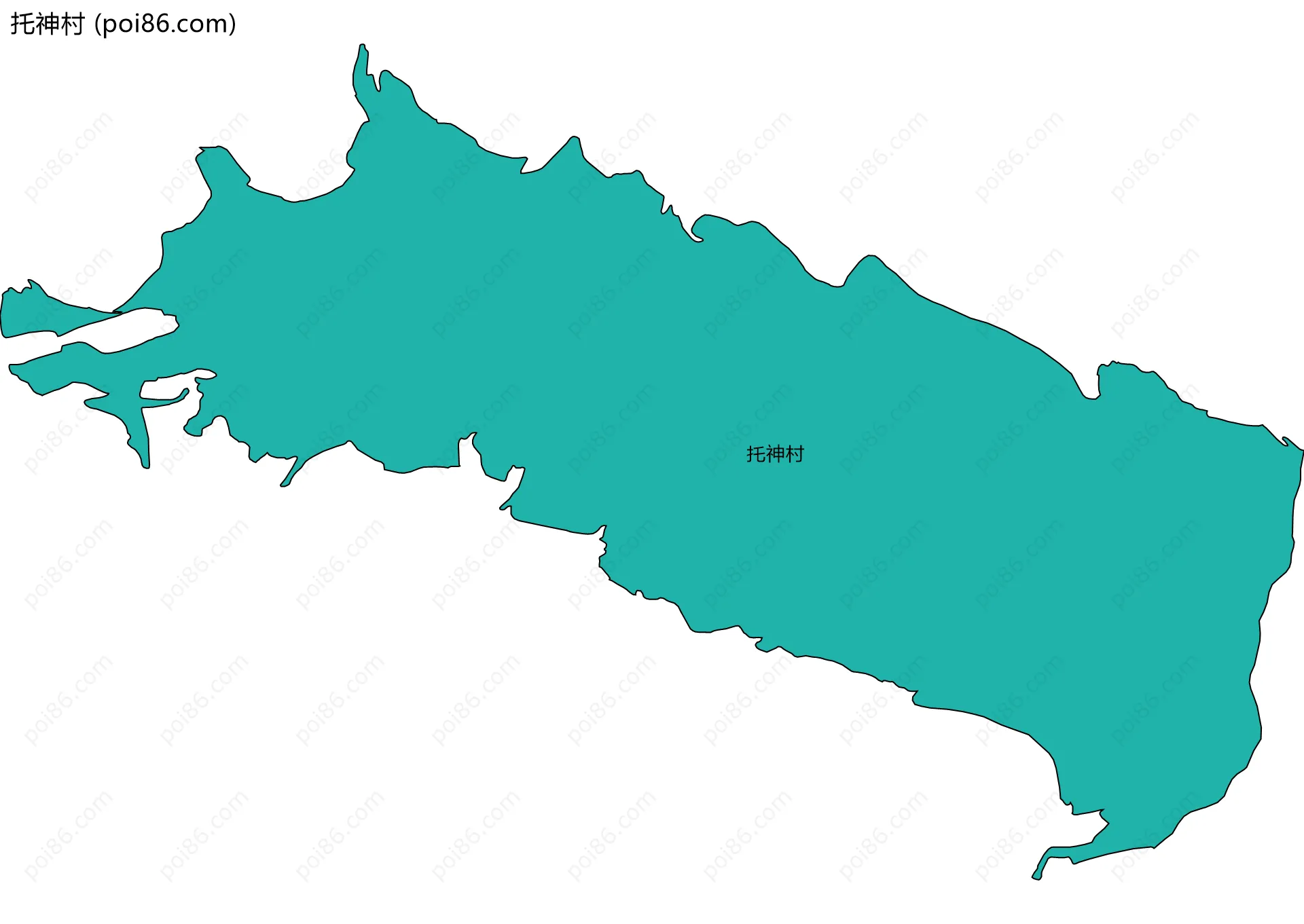 托神村边界地图