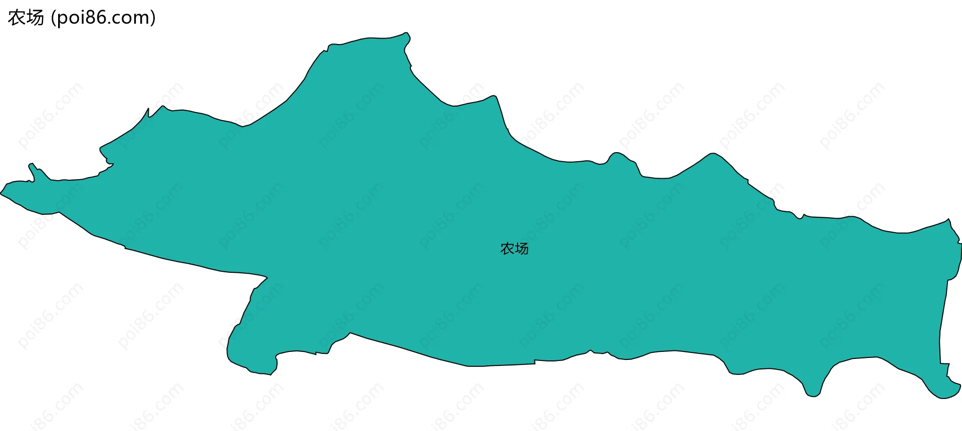 农场边界地图