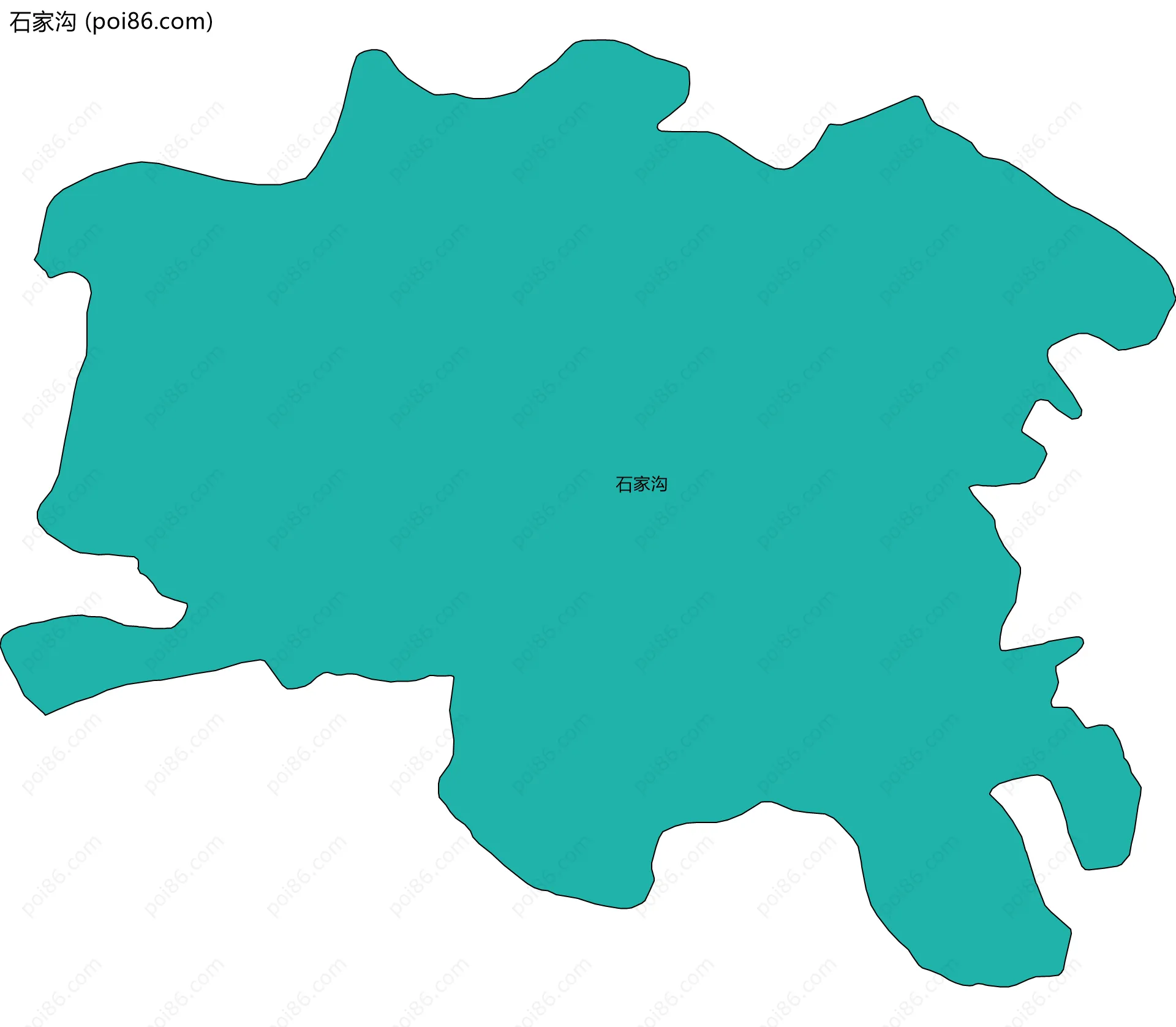 石家沟边界地图