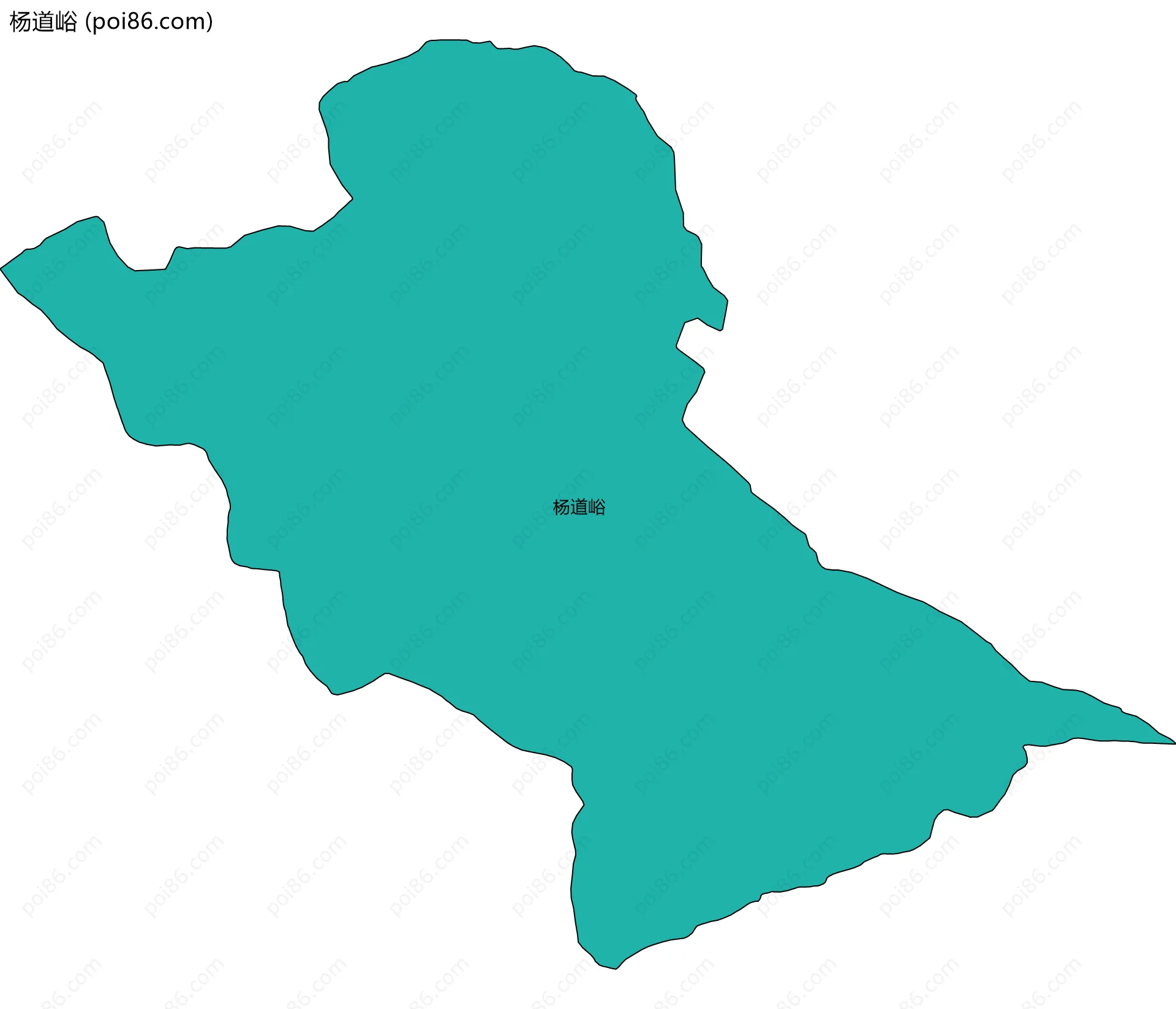 杨道峪边界地图