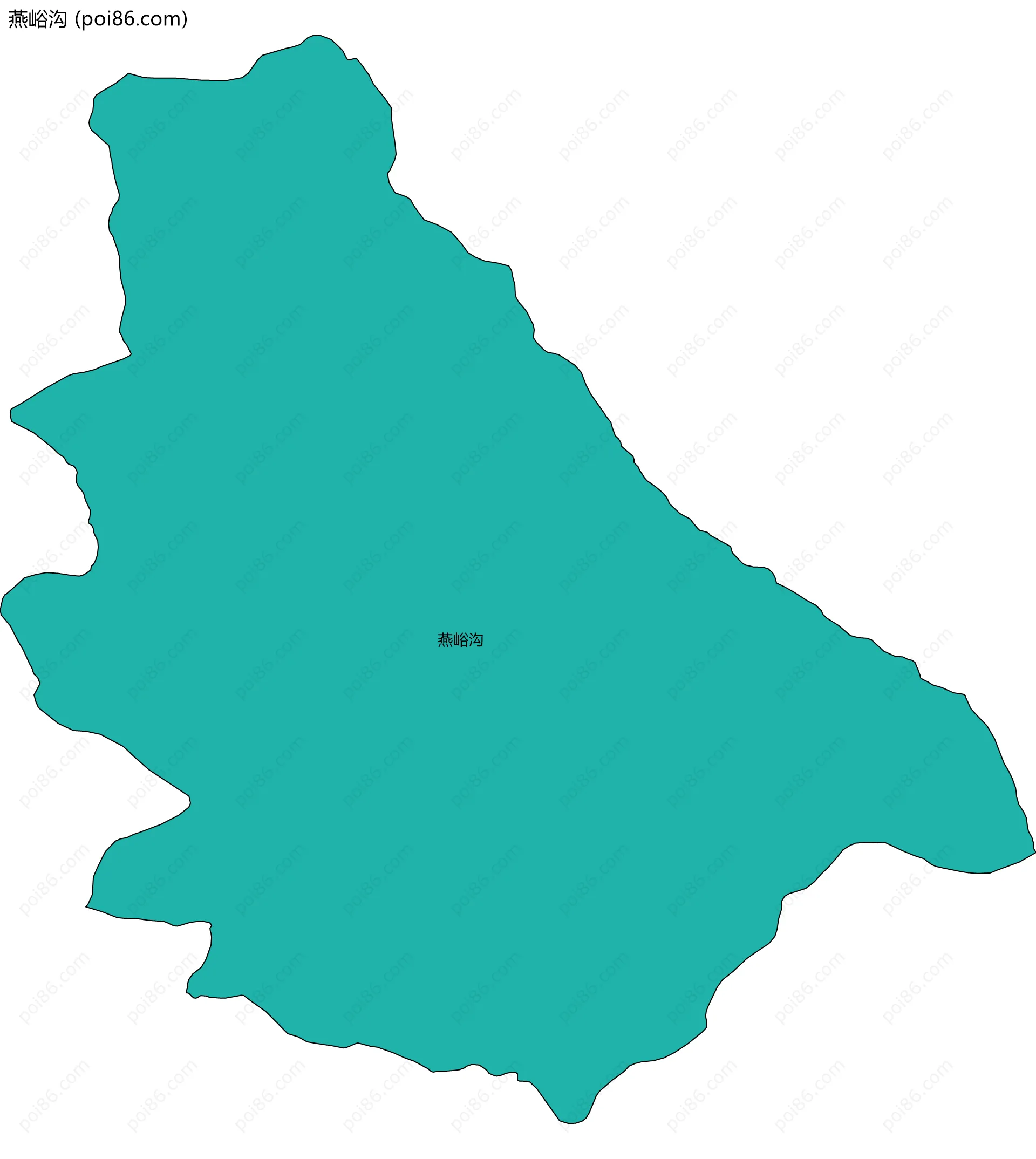 燕峪沟边界地图