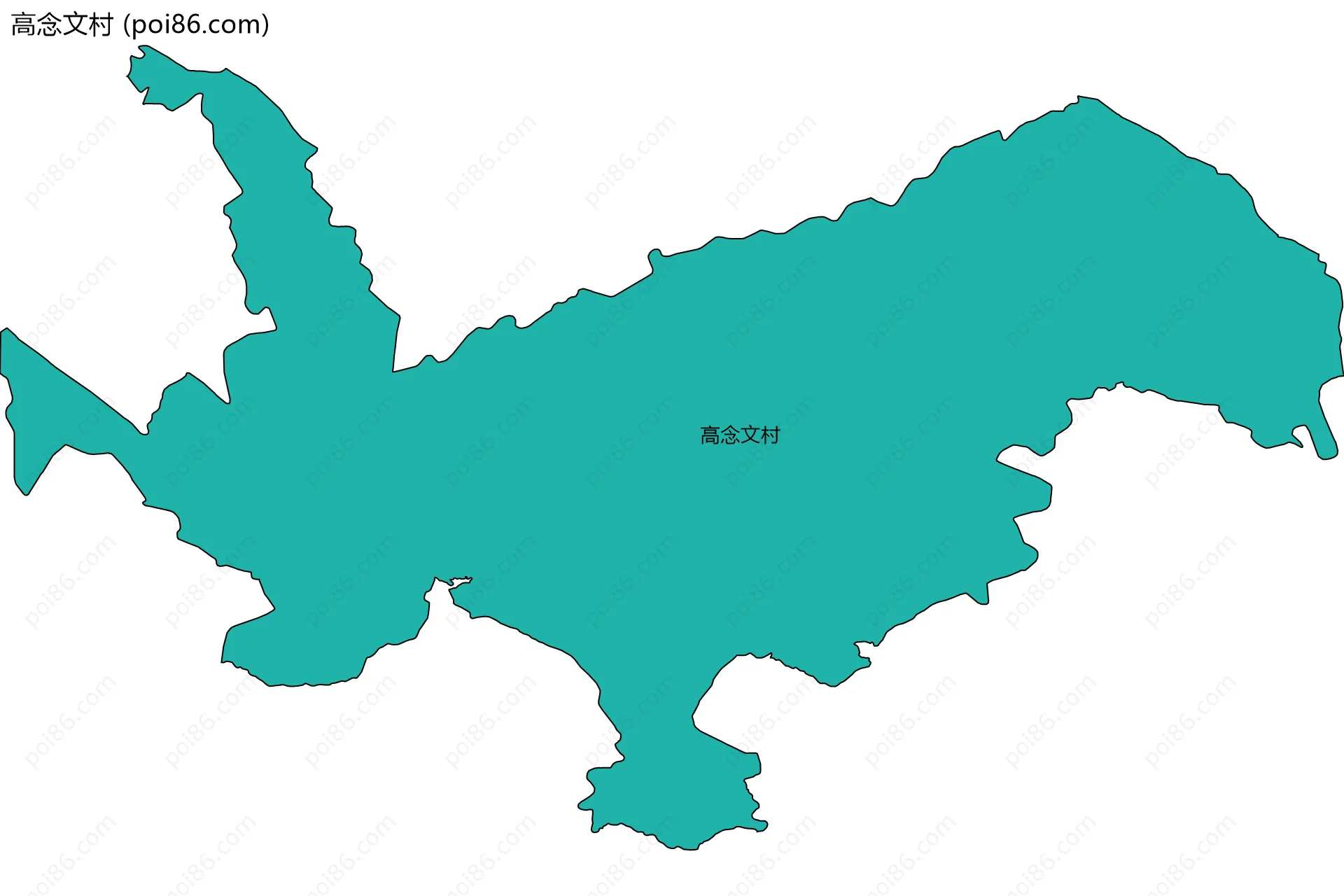 高念文村边界地图