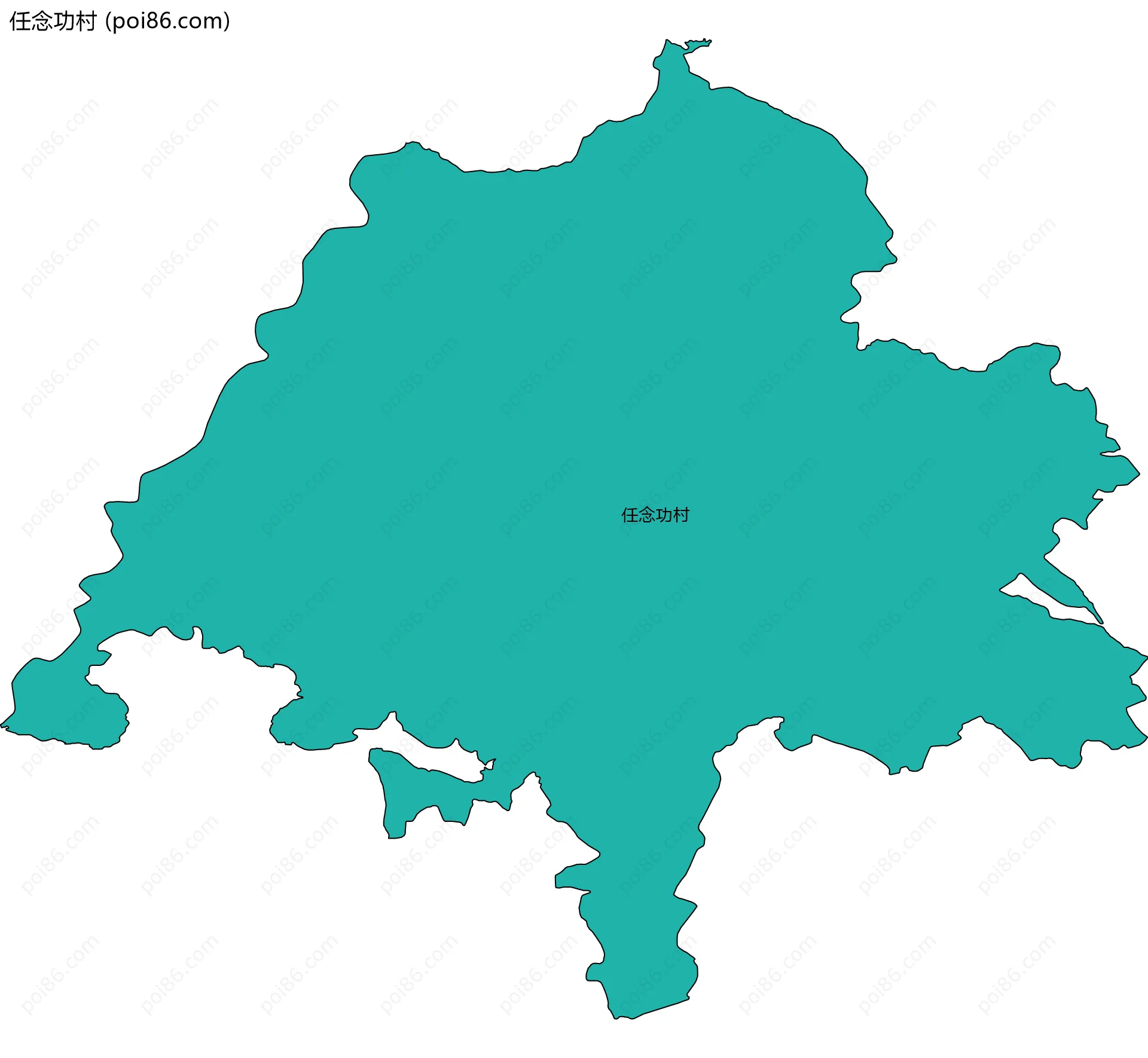 任念功村边界地图