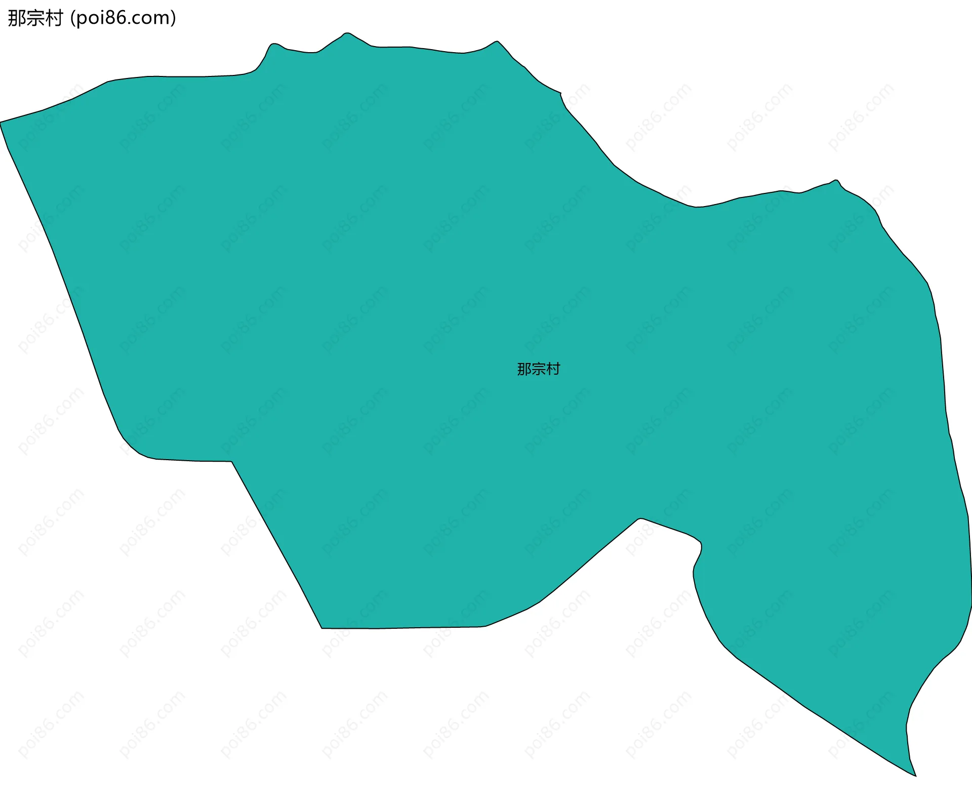 那宗村边界地图