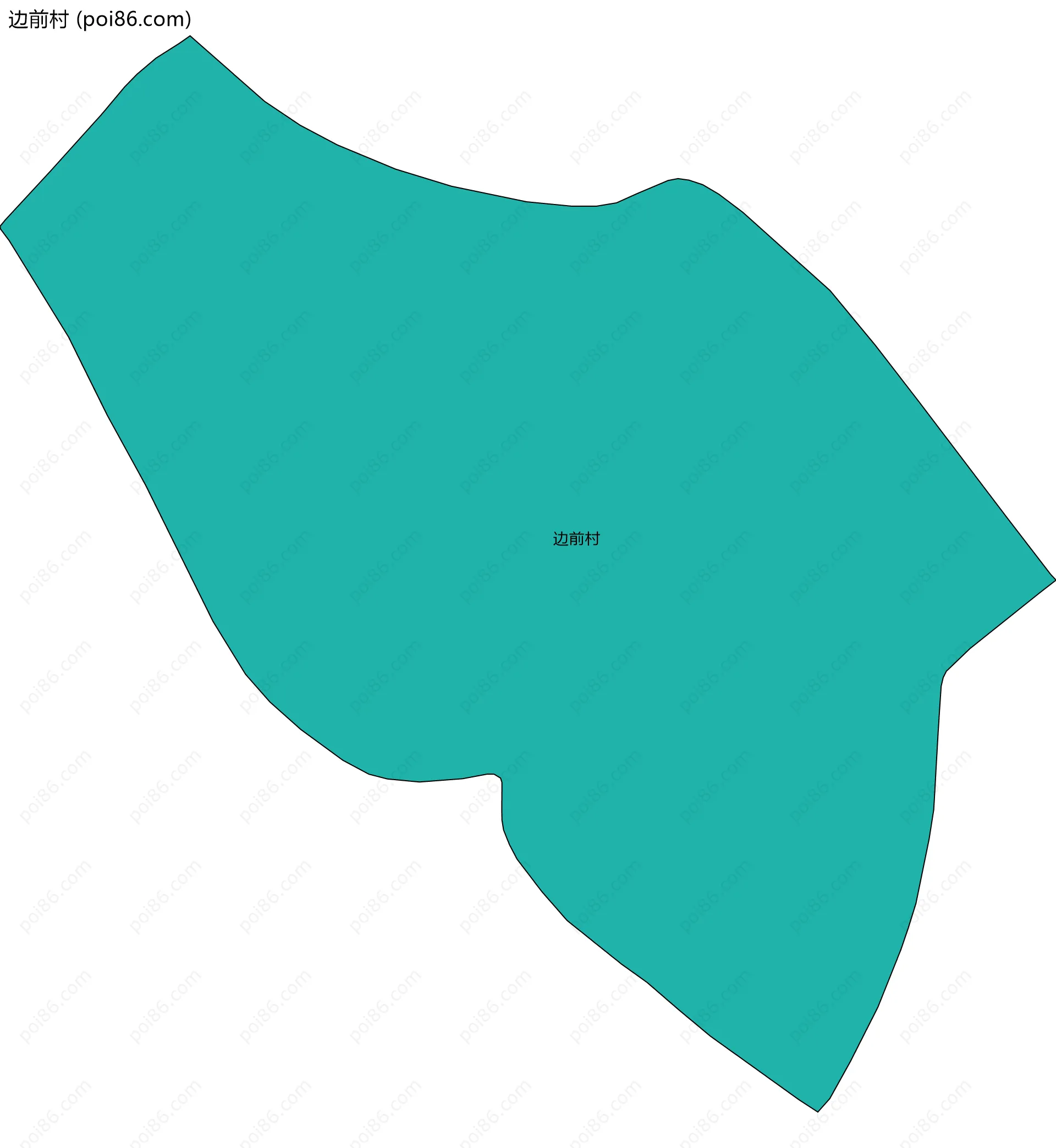 边前村边界地图