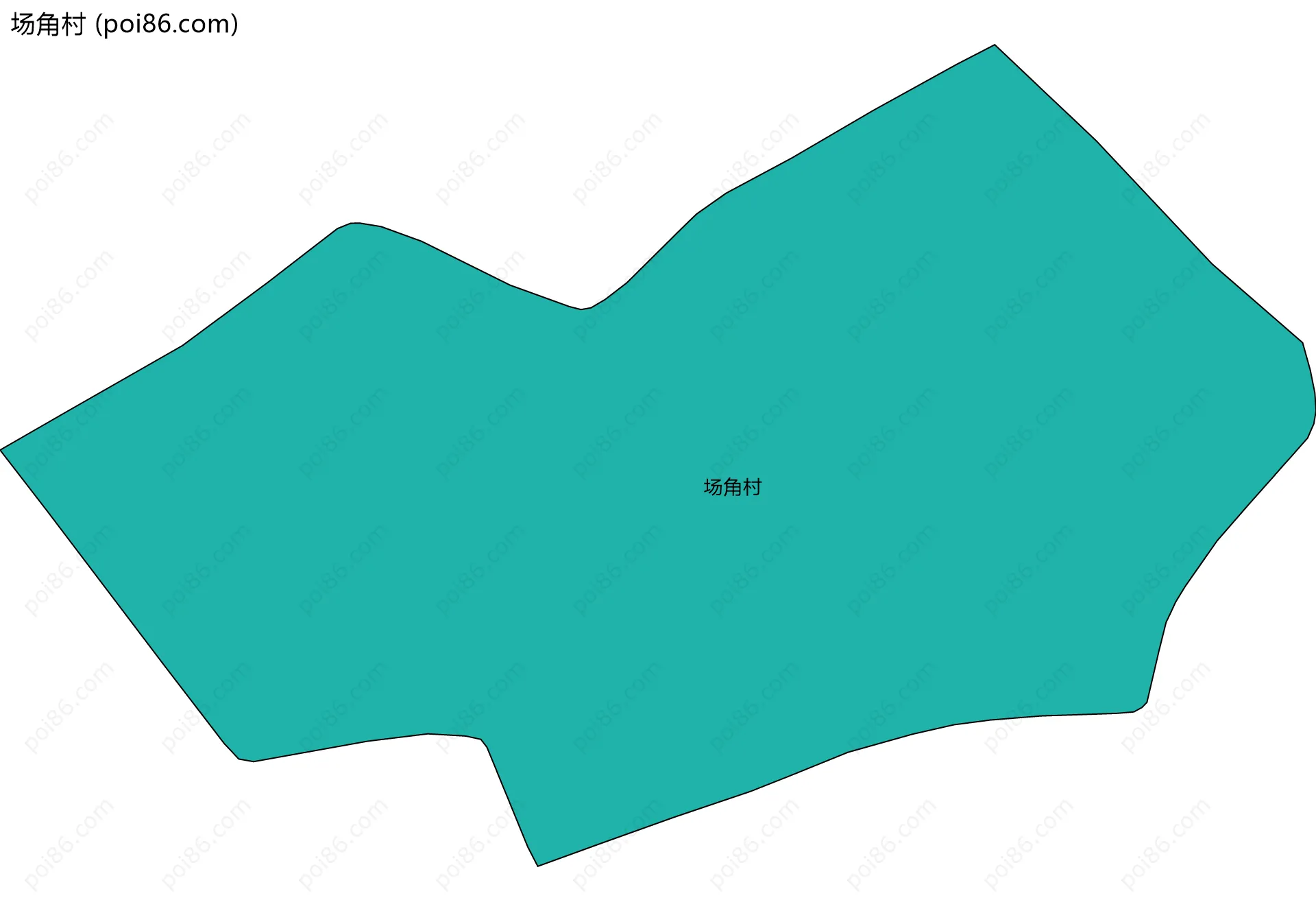 场角村边界地图