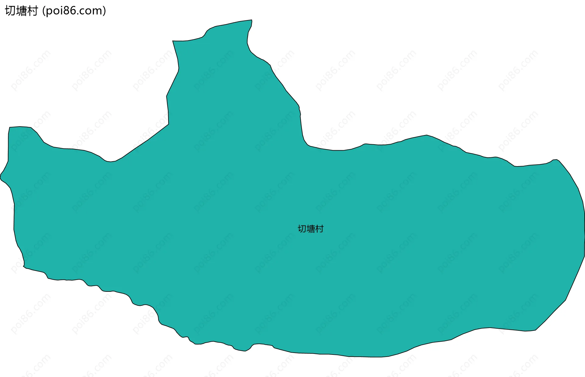 切塘村边界地图