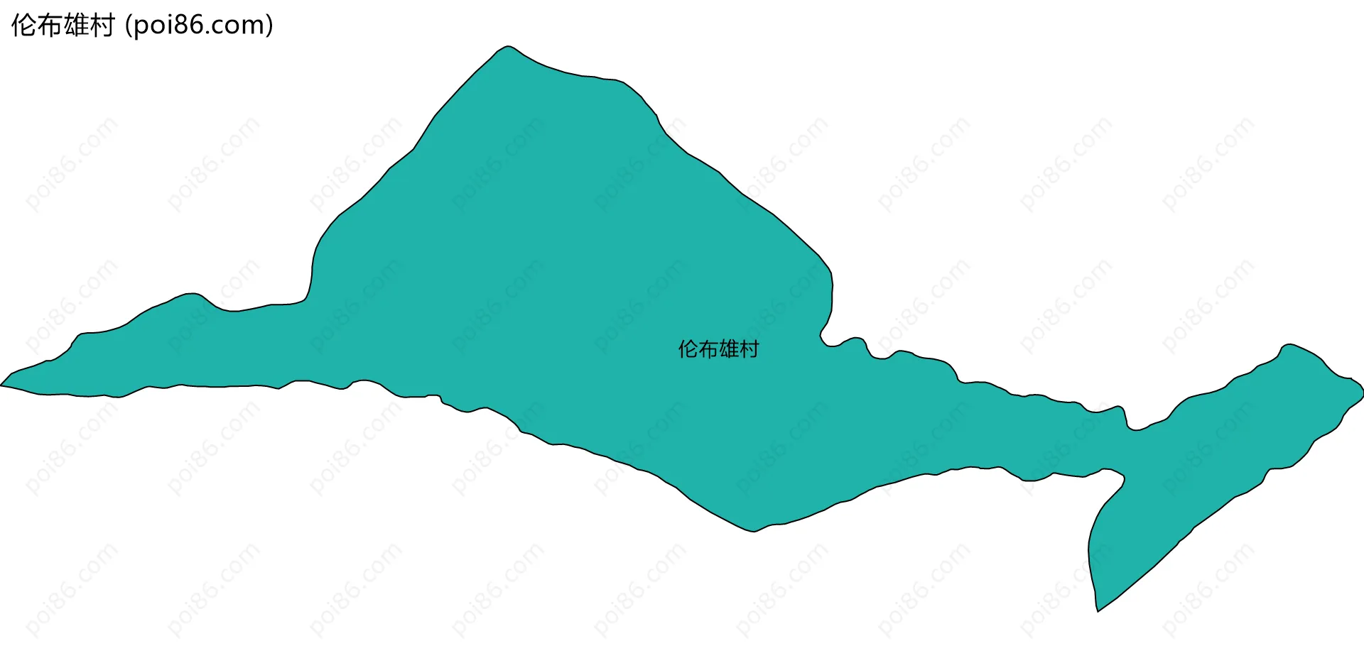 伦布雄村边界地图