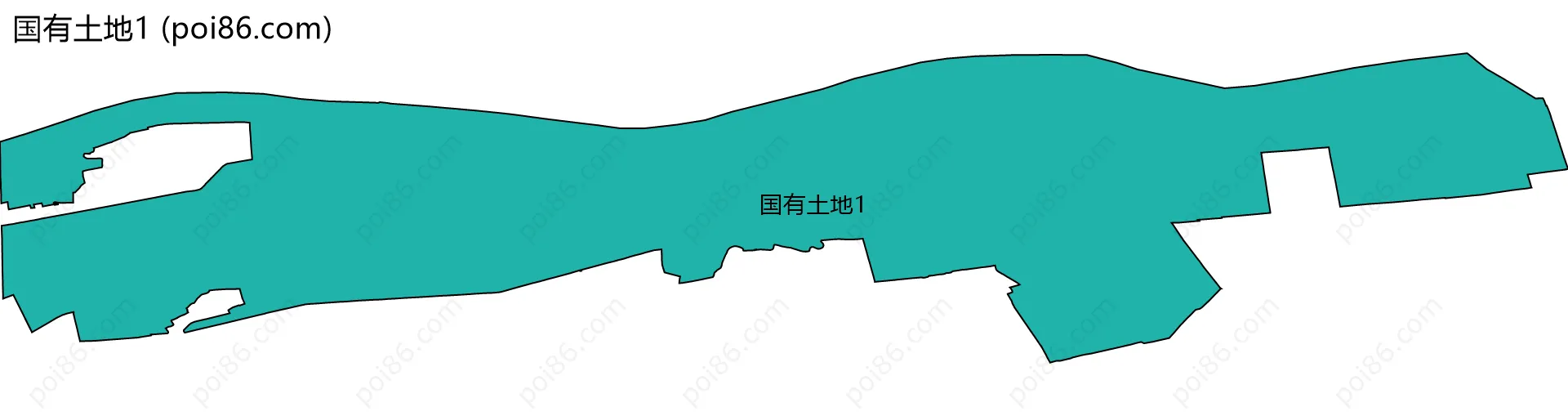 国有土地1边界地图