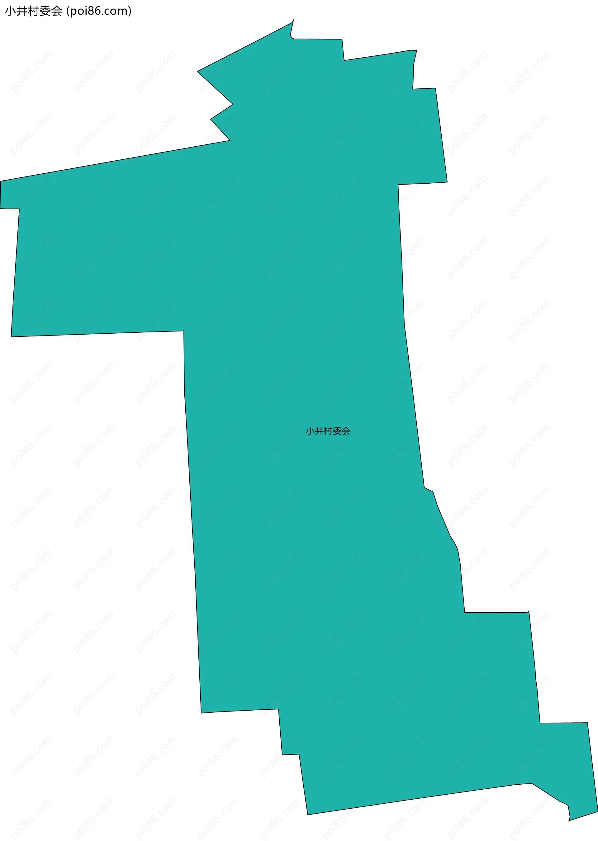 小井村委会边界地图