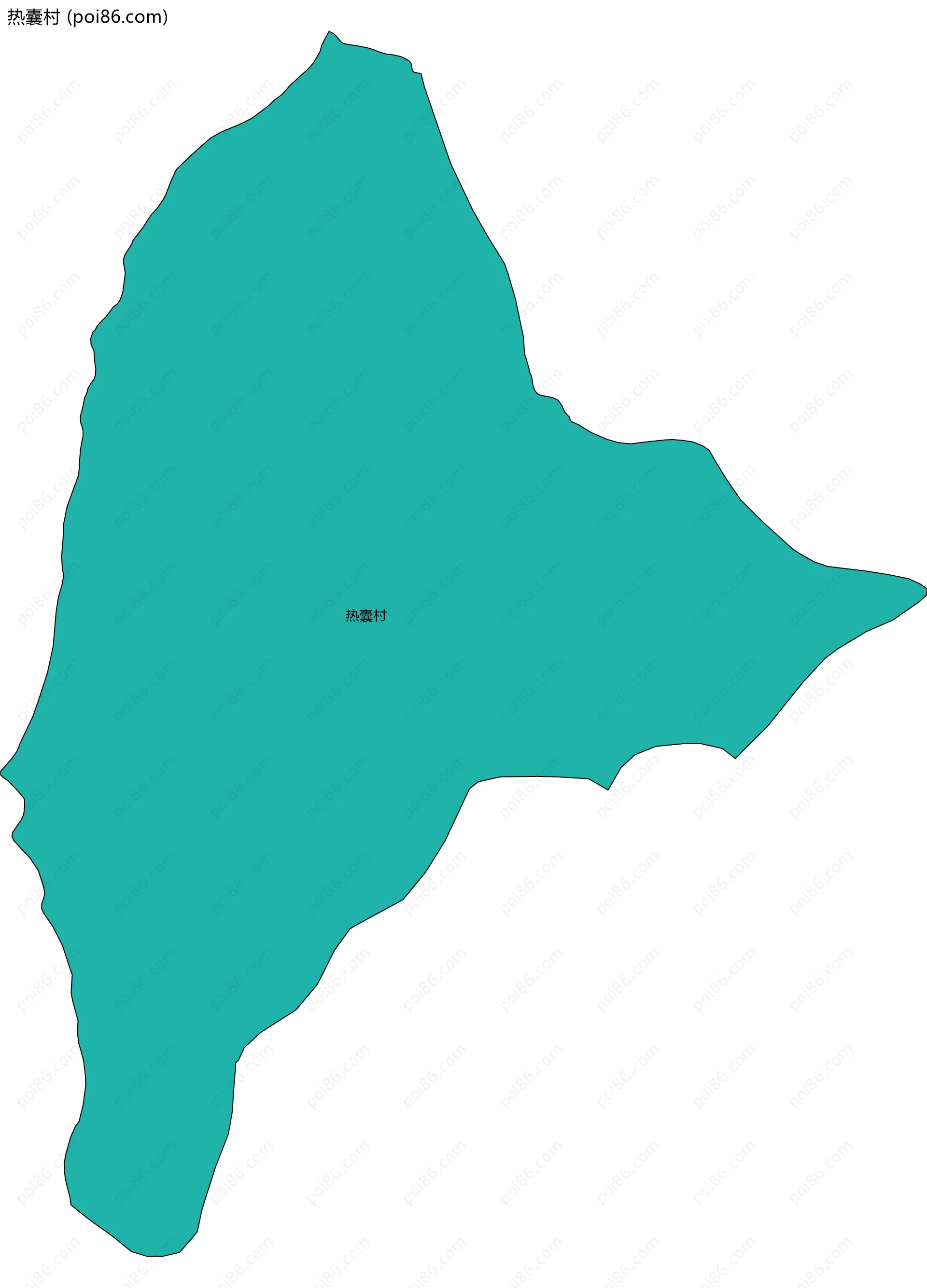 热囊村边界地图