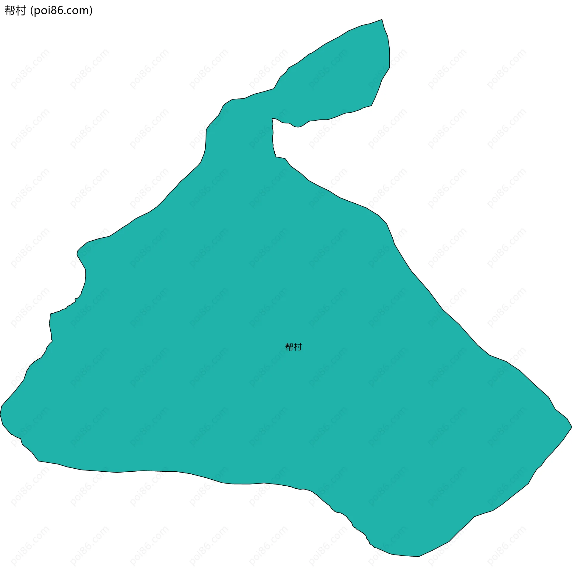 帮村边界地图