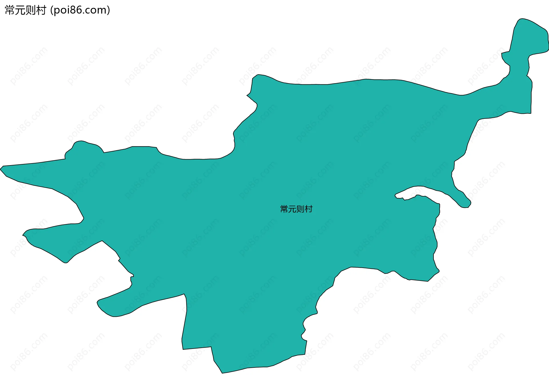 常元则村边界地图