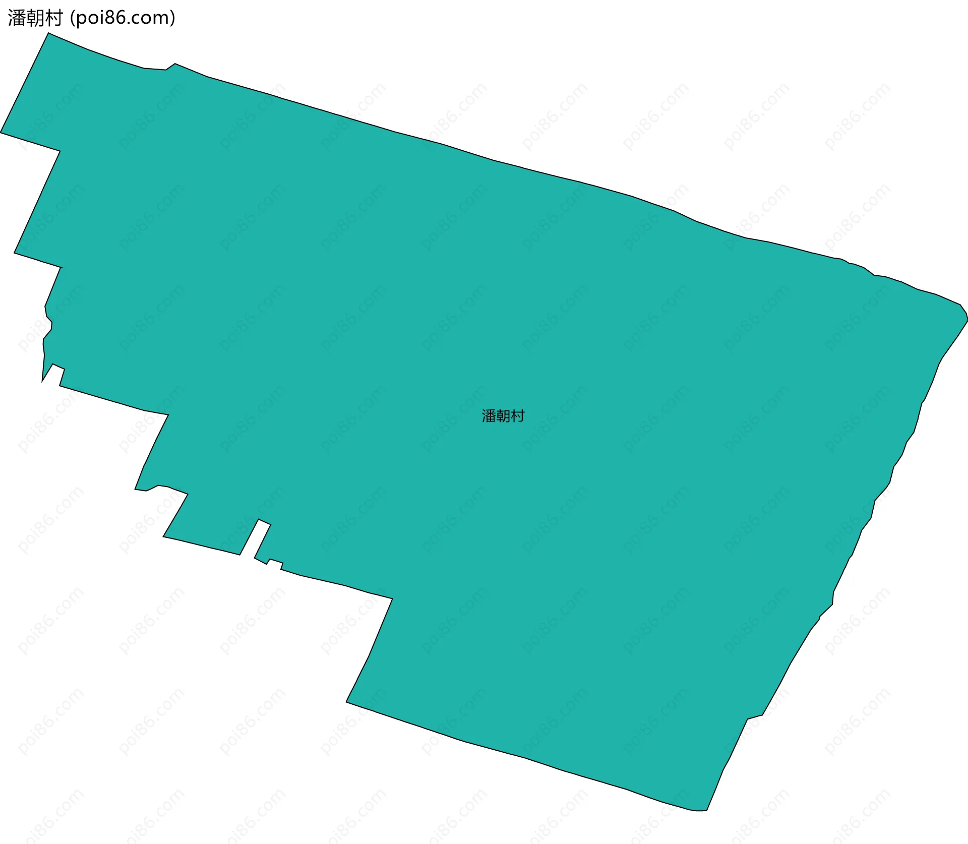 潘朝村边界地图