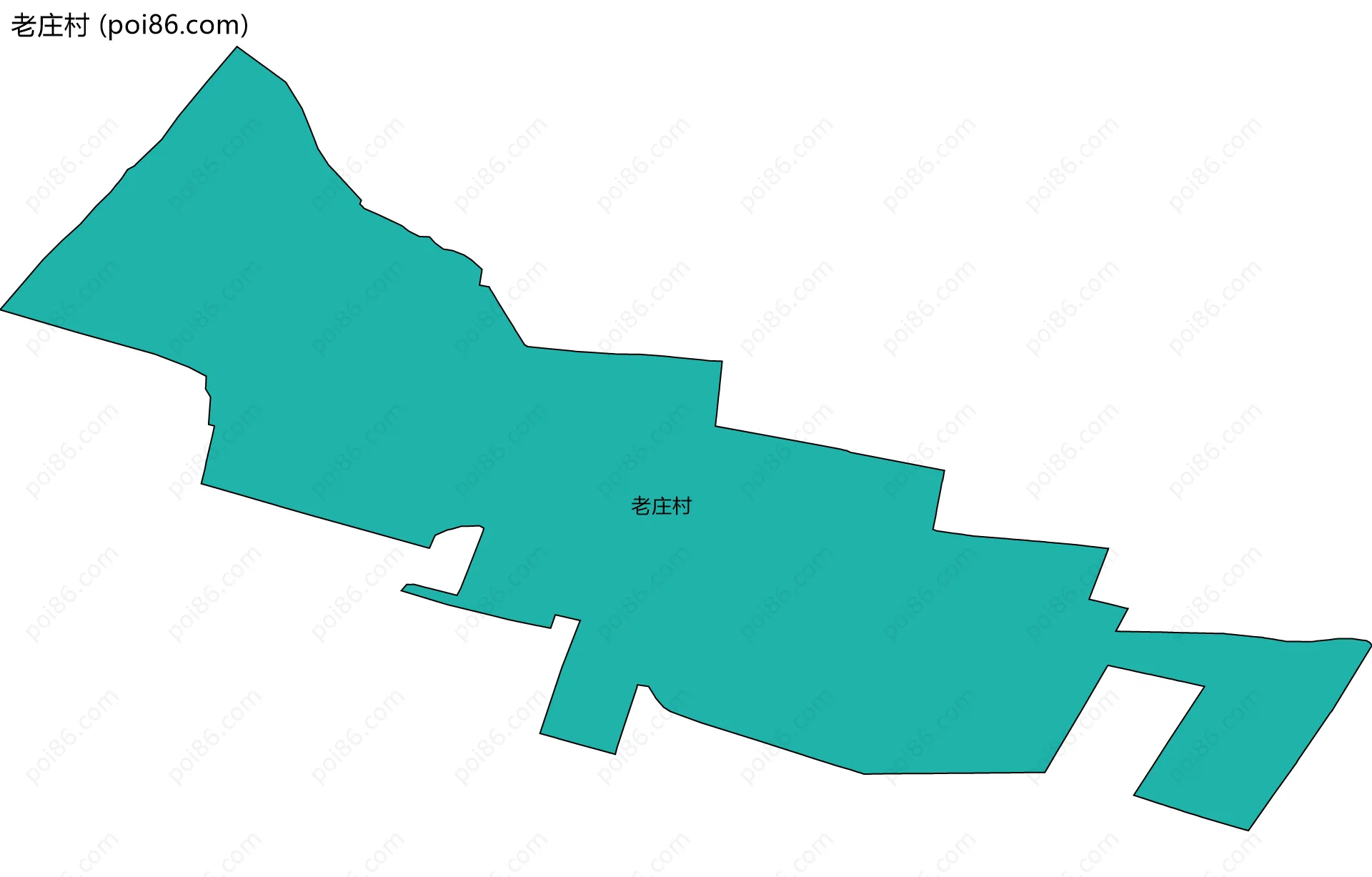 老庄村边界地图