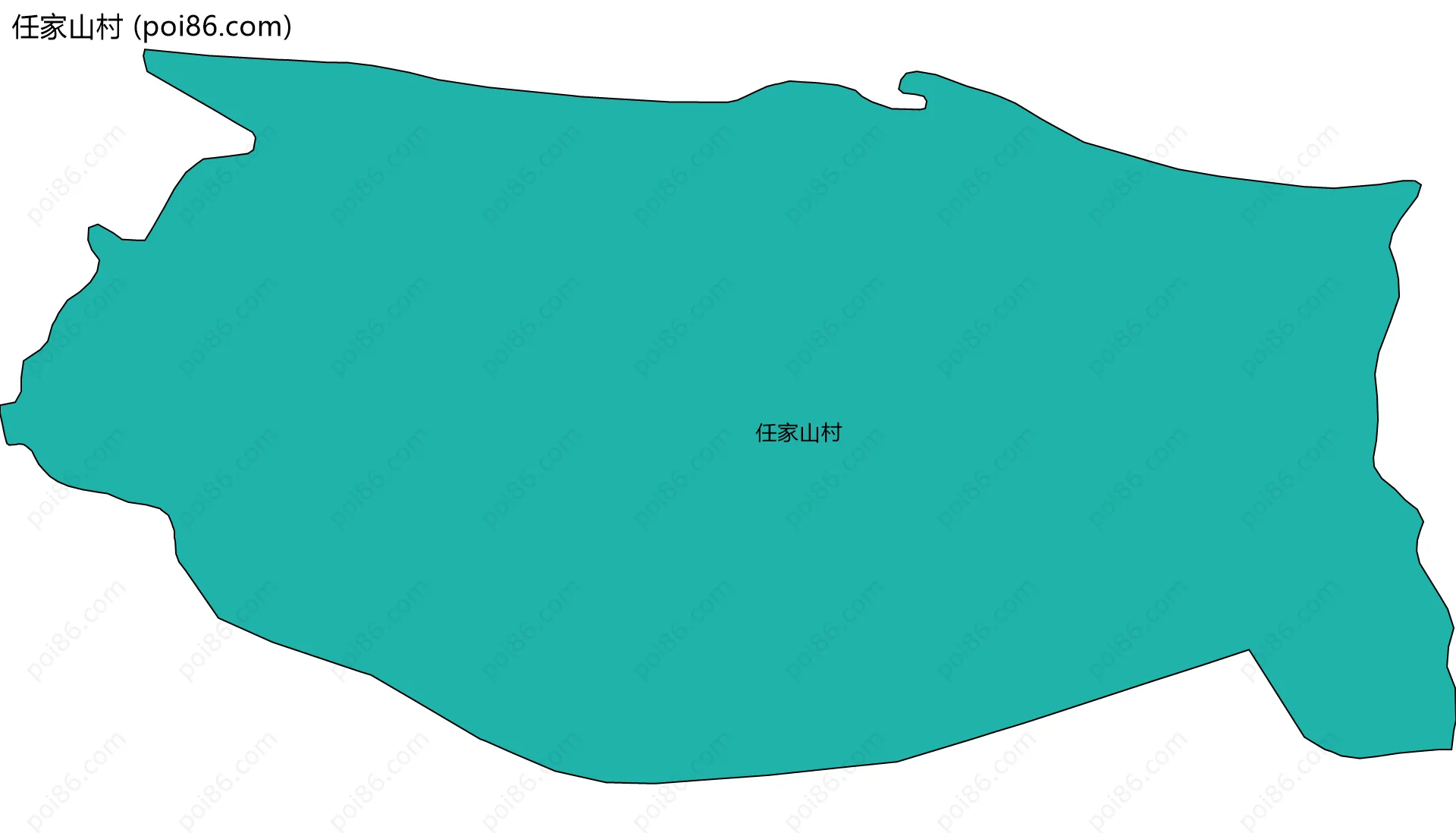 任家山村边界地图