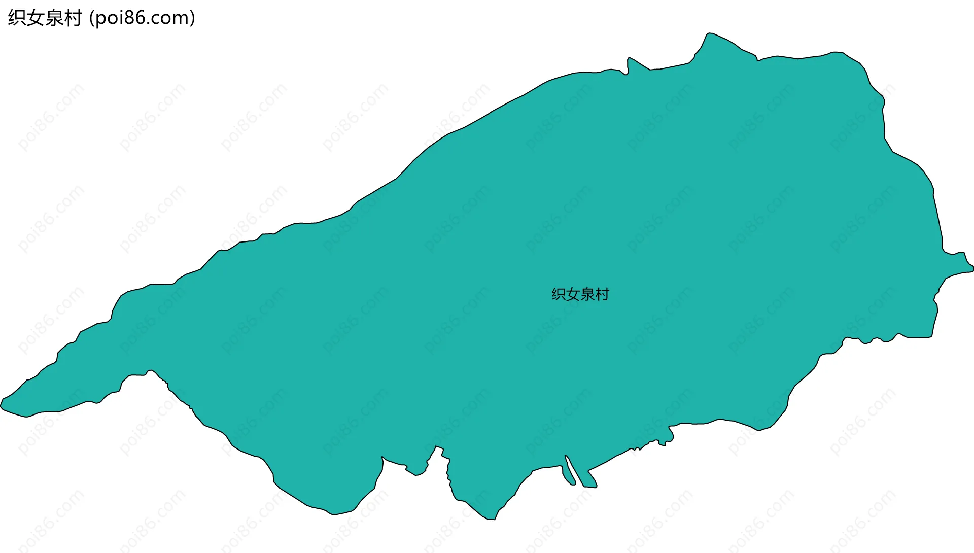 织女泉村边界地图