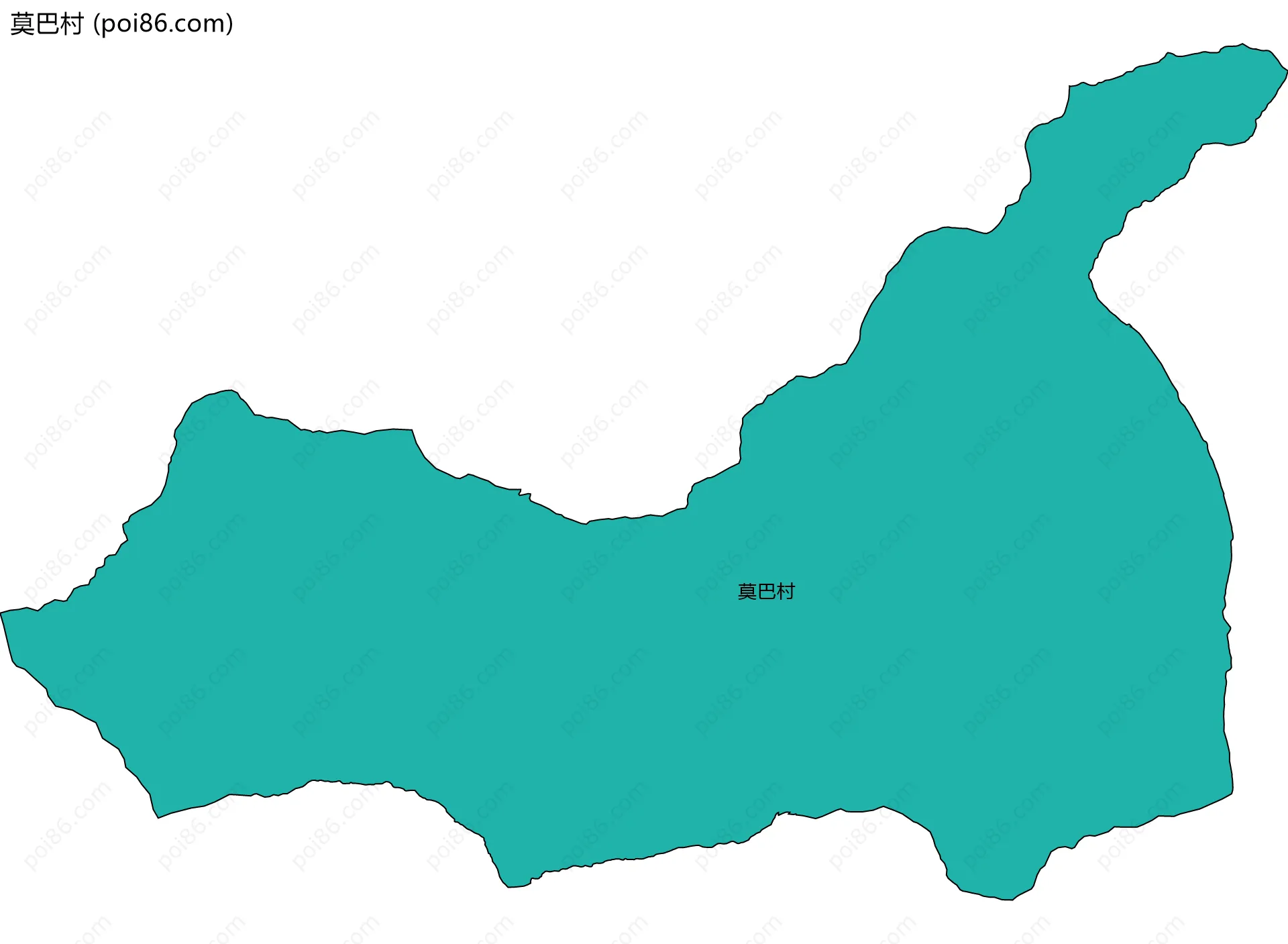 莫巴村边界地图
