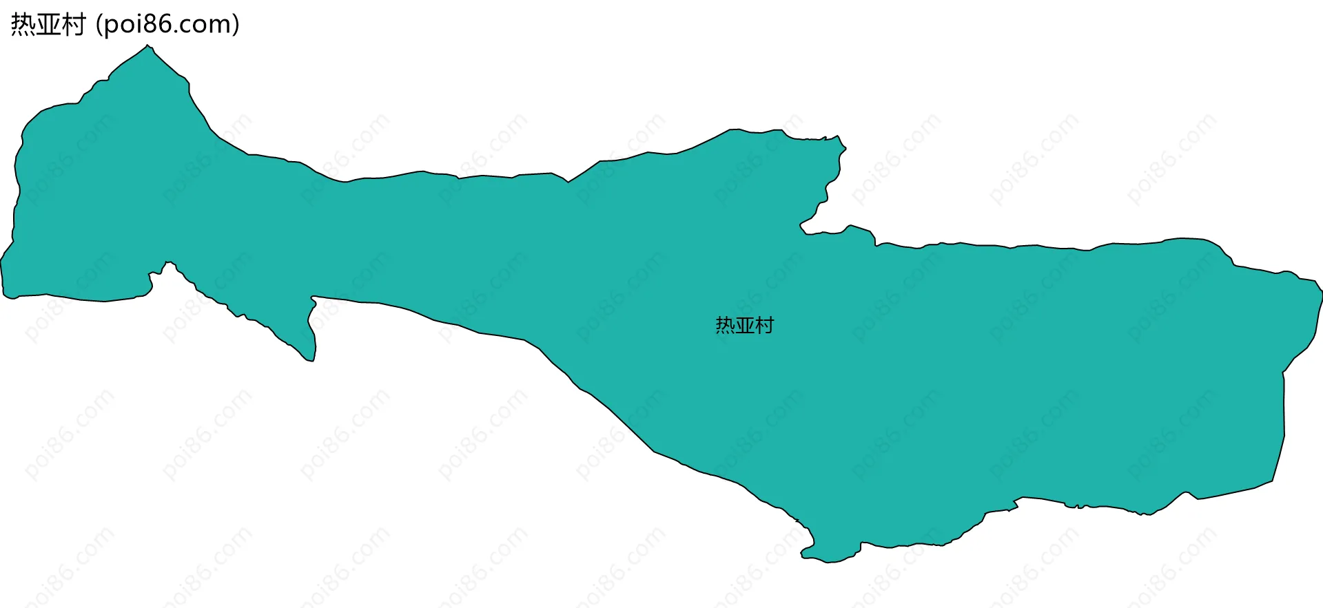 热亚村边界地图