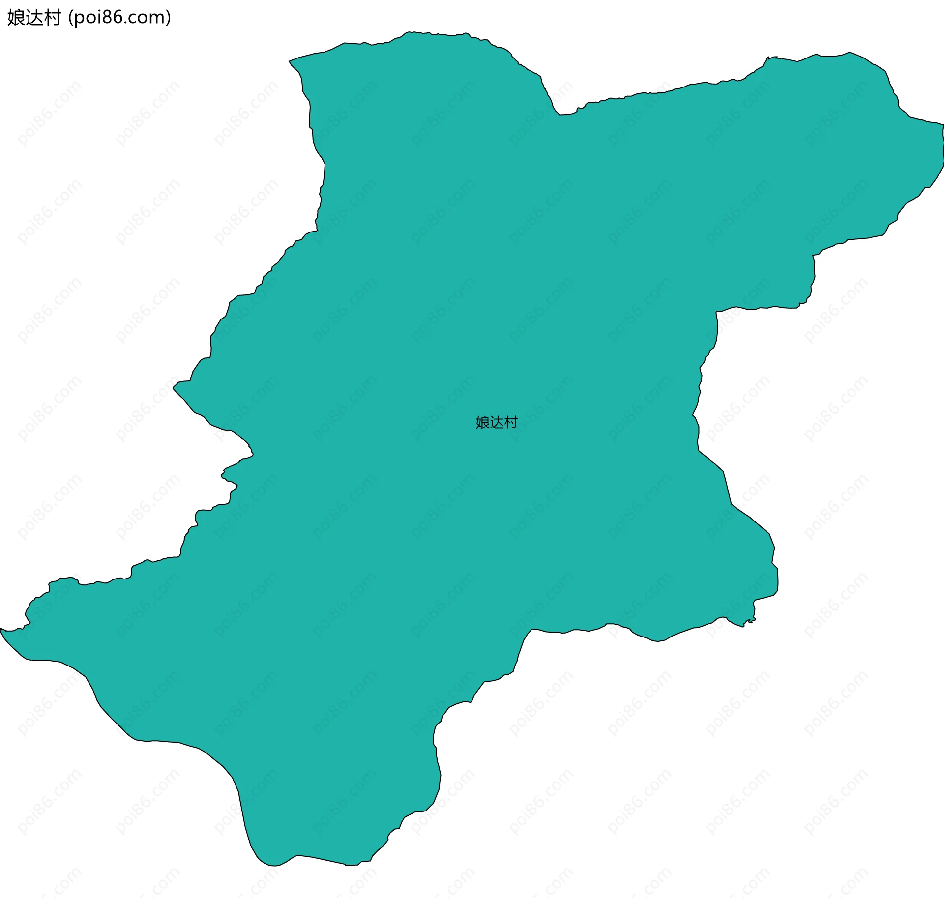 娘达村边界地图