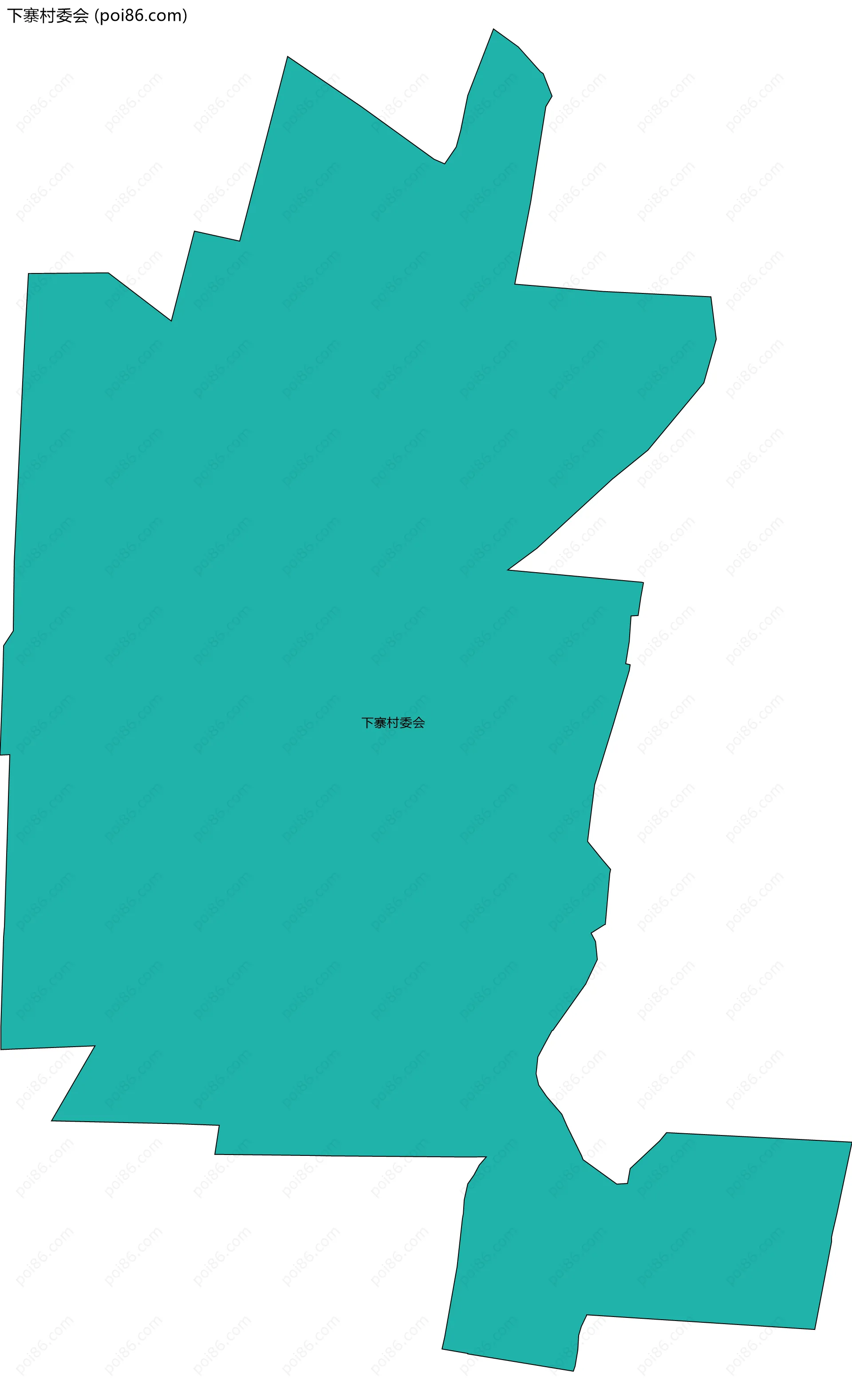 下寨村委会边界地图