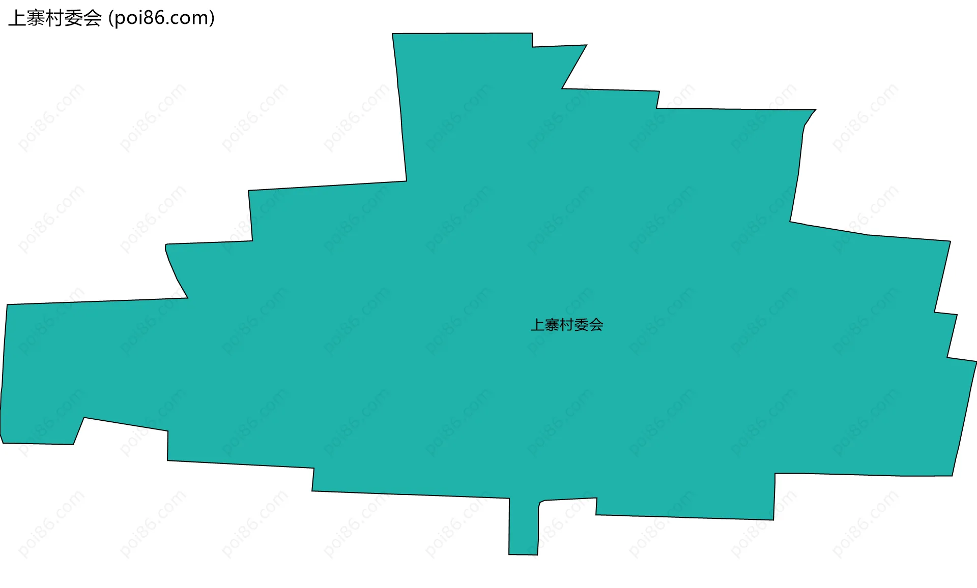 上寨村委会边界地图
