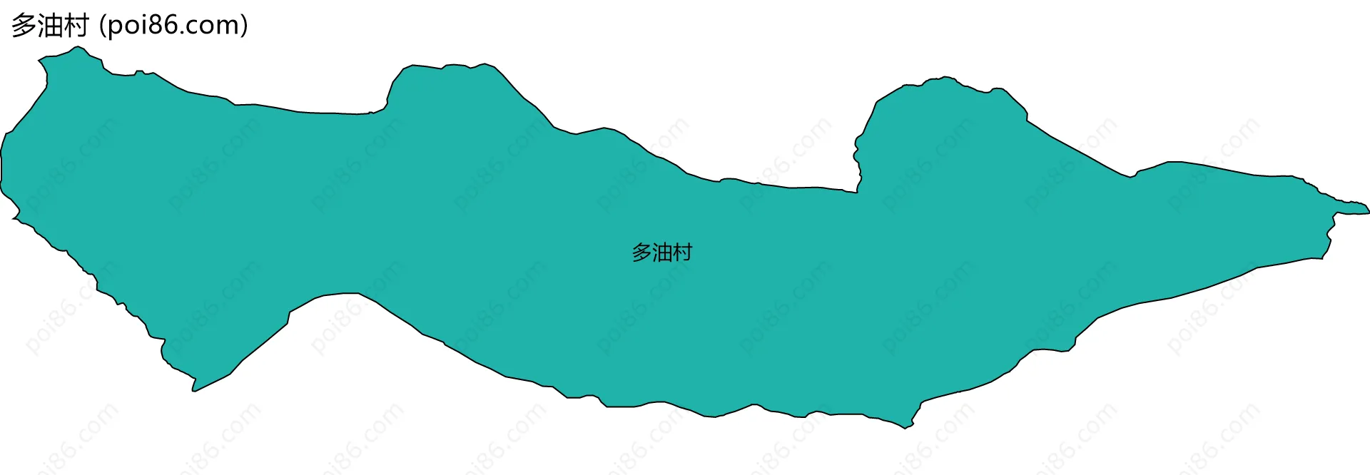 多油村边界地图