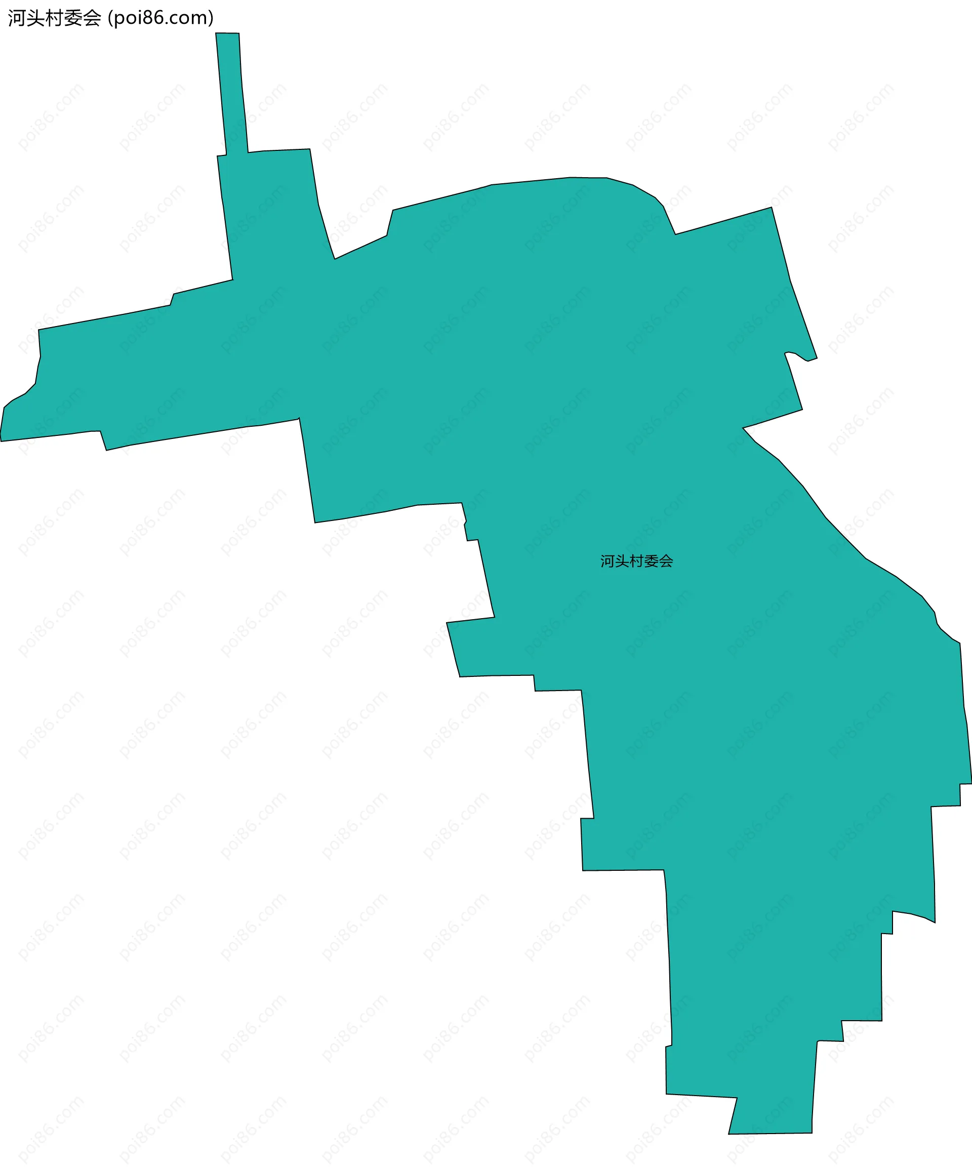 河头村委会边界地图