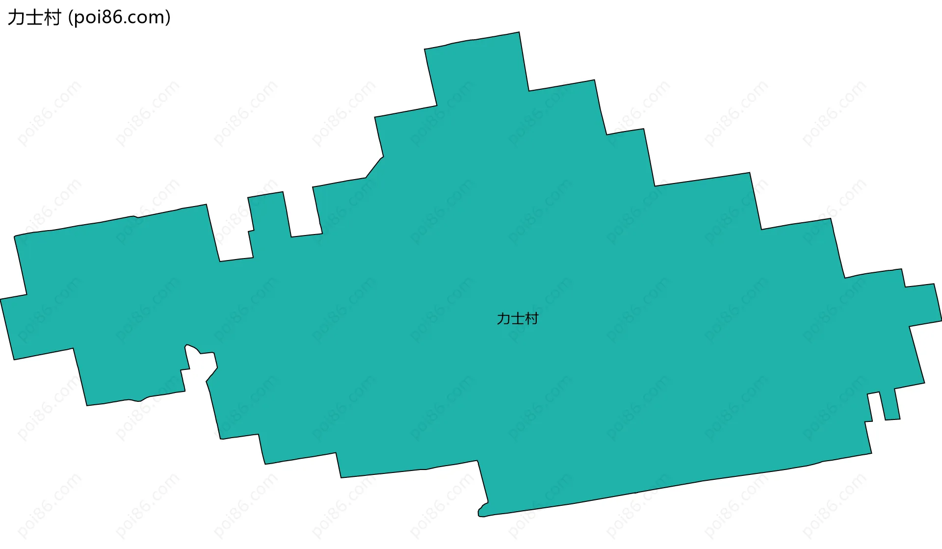 力士村边界地图