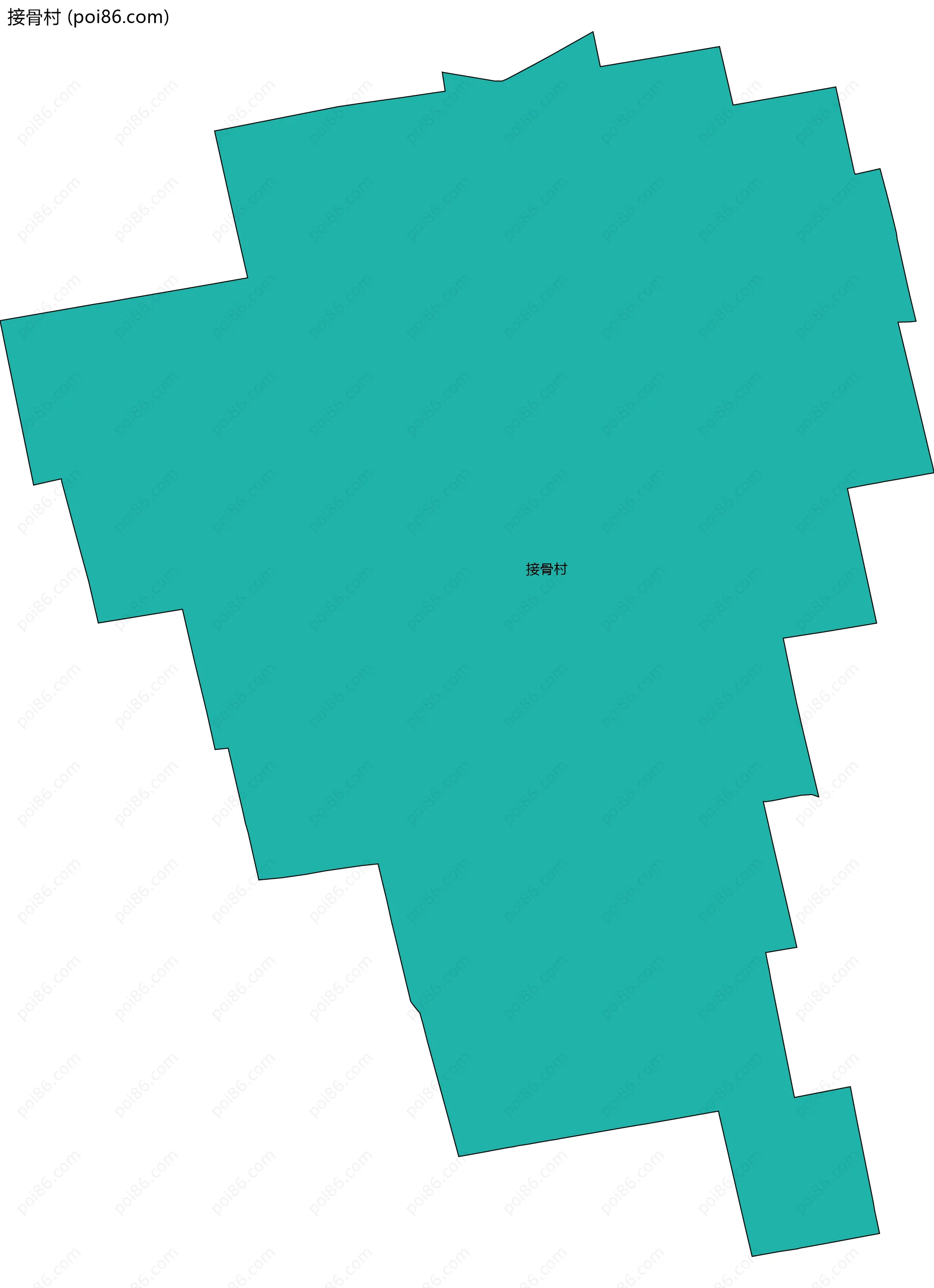 接骨村边界地图