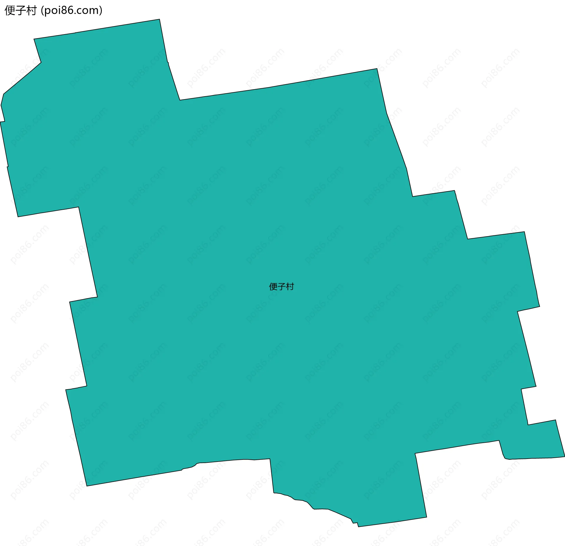 便子村边界地图