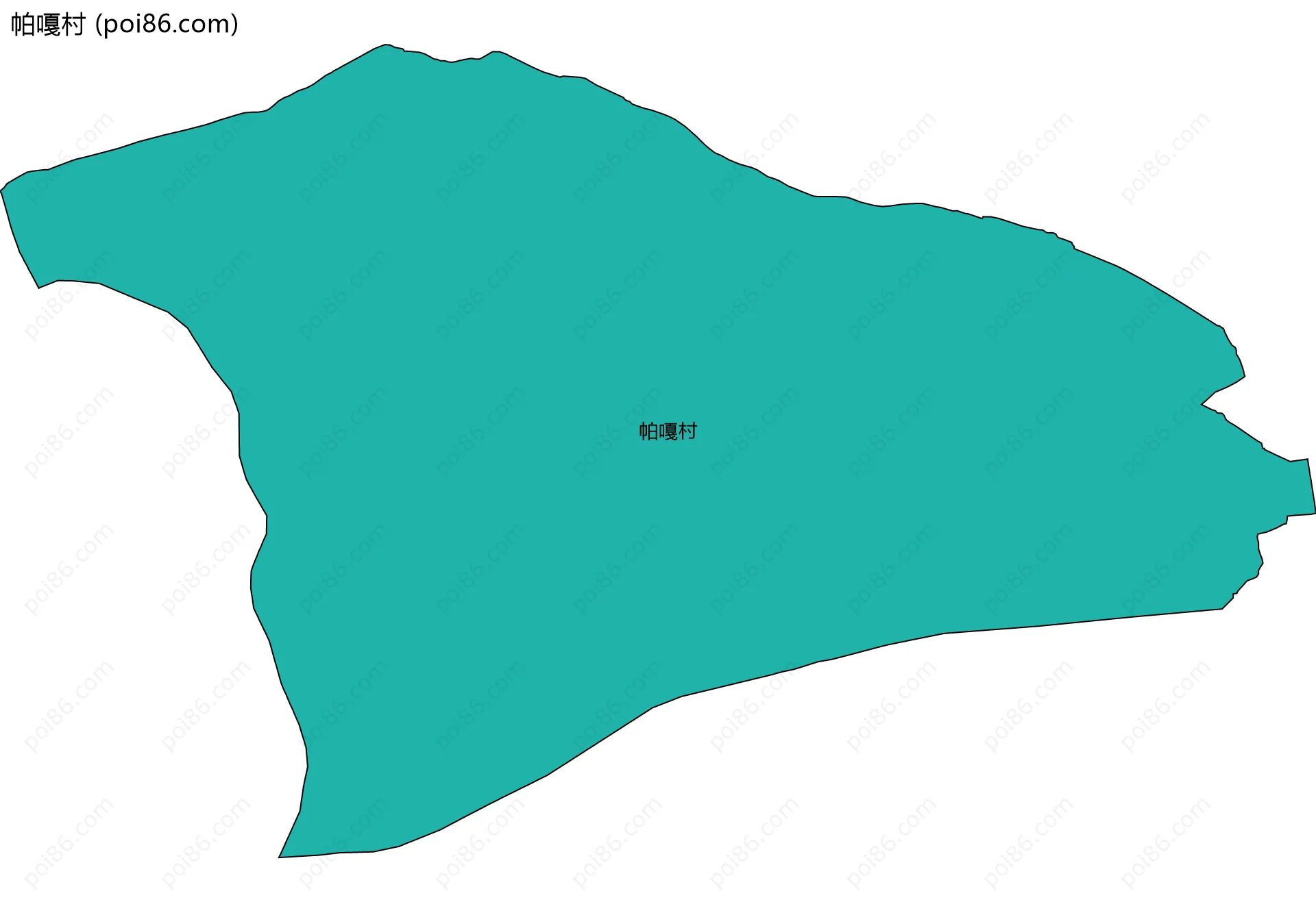 帕嘎村边界地图